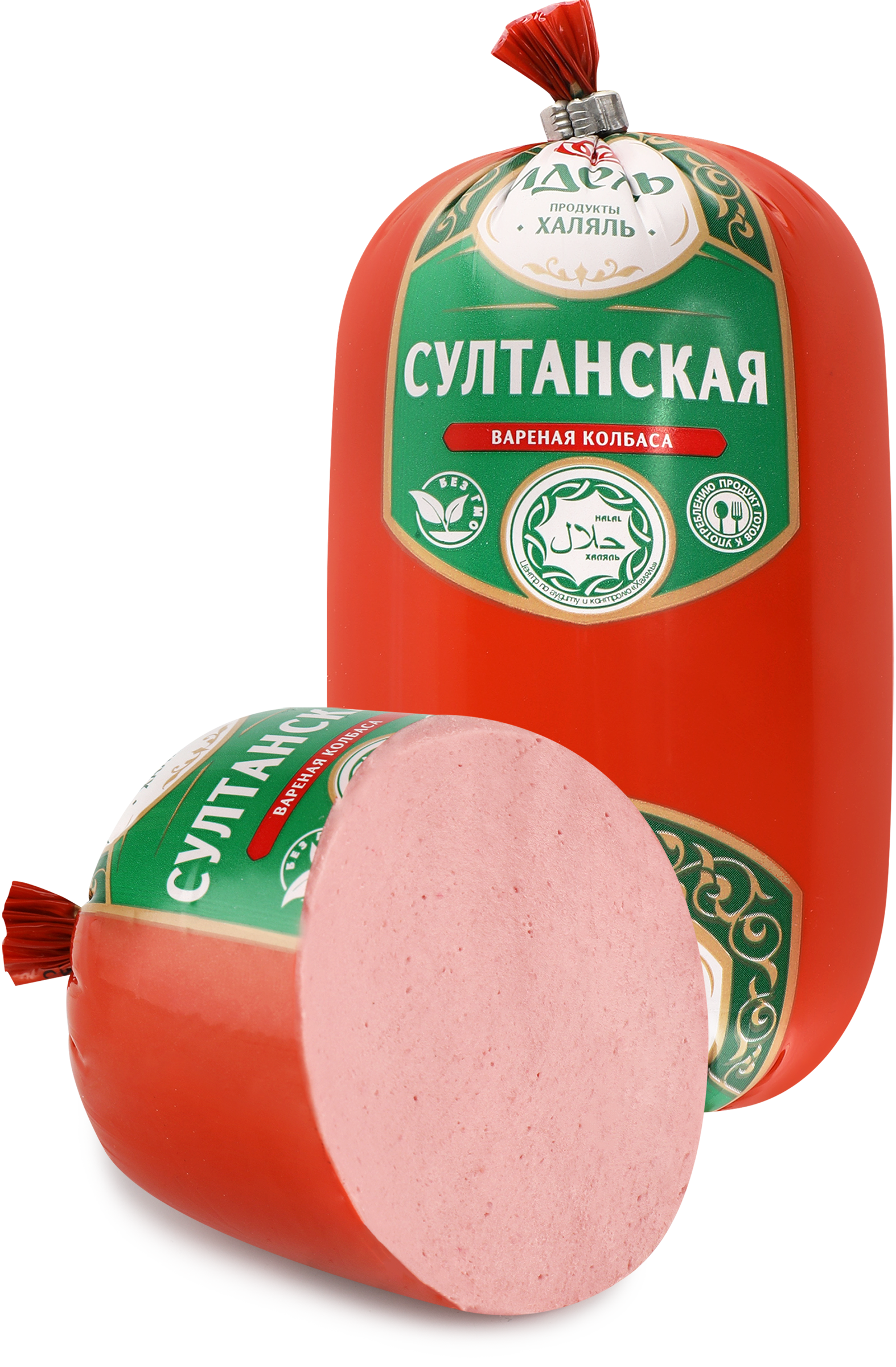Изображение товара Вареная колбаса ИДЕЛЬ Султанская из курицы 400г - вкус и качество Изображение товара Вареная колбаса ИДЕЛЬ Султанская из курицы 400г - вкус и качество