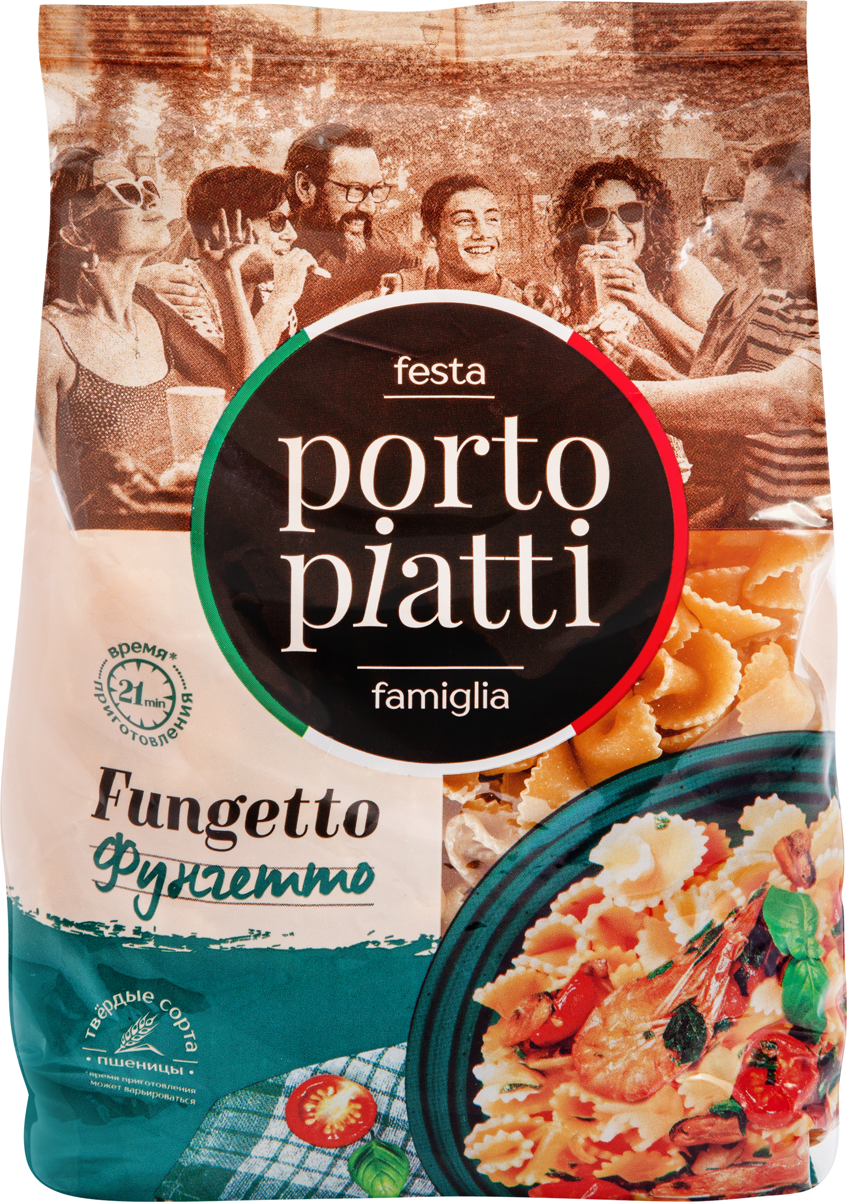 Изображение товара Макароны PORTO PIATTI Фунгетто 400г из твердых сортов пшеницы Изображение товара Макароны PORTO PIATTI Фунгетто 400г из твердых сортов пшеницы