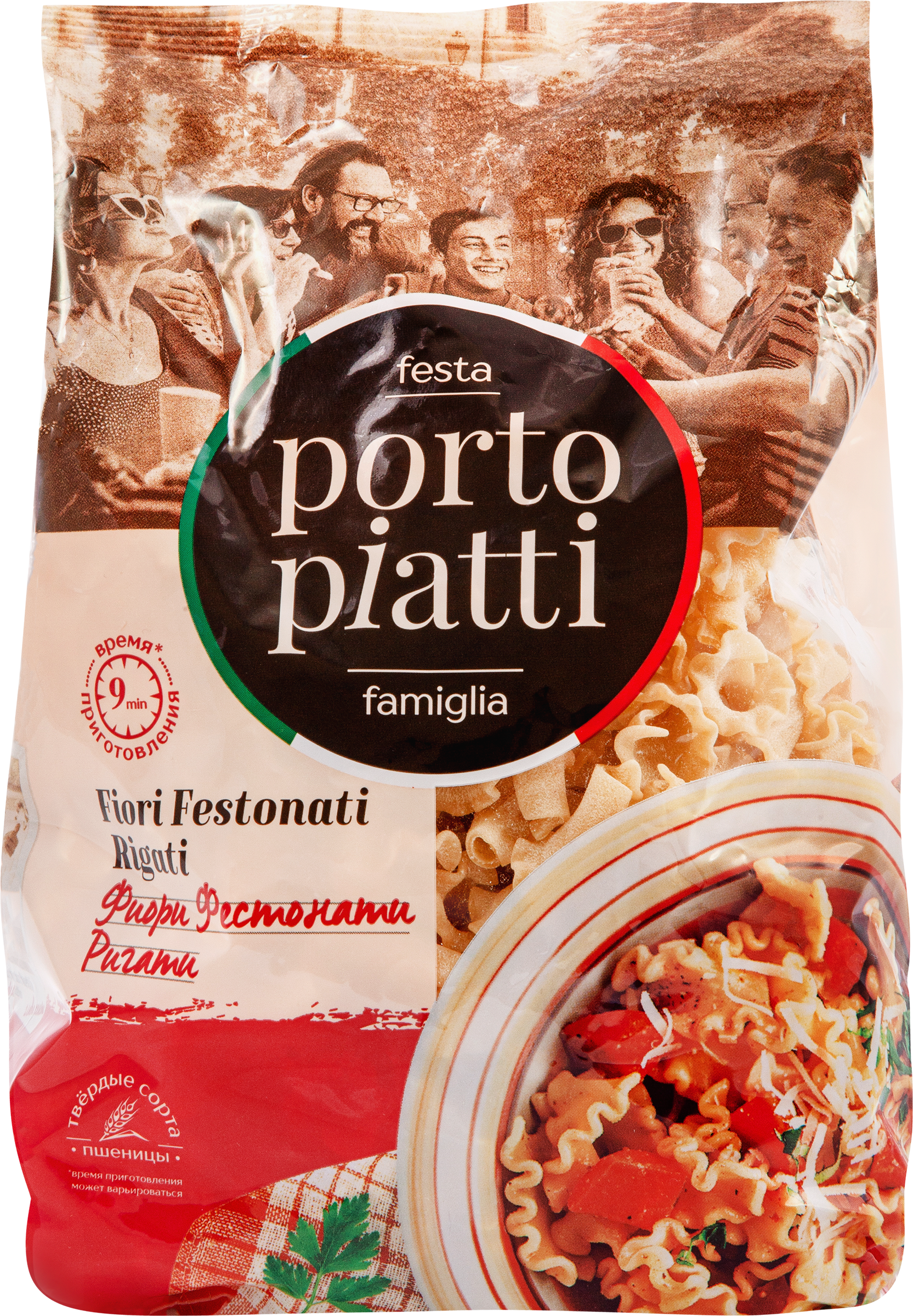 Изображение товара Макароны PORTO PIATTI Фиори Фестонати Ригати 400г - оригинальная форма итальянских паст, высокого к Изображение товара Макароны PORTO PIATTI Фиори Фестонати Ригати 400г - оригинальная форма итальянских паст, высокого к
