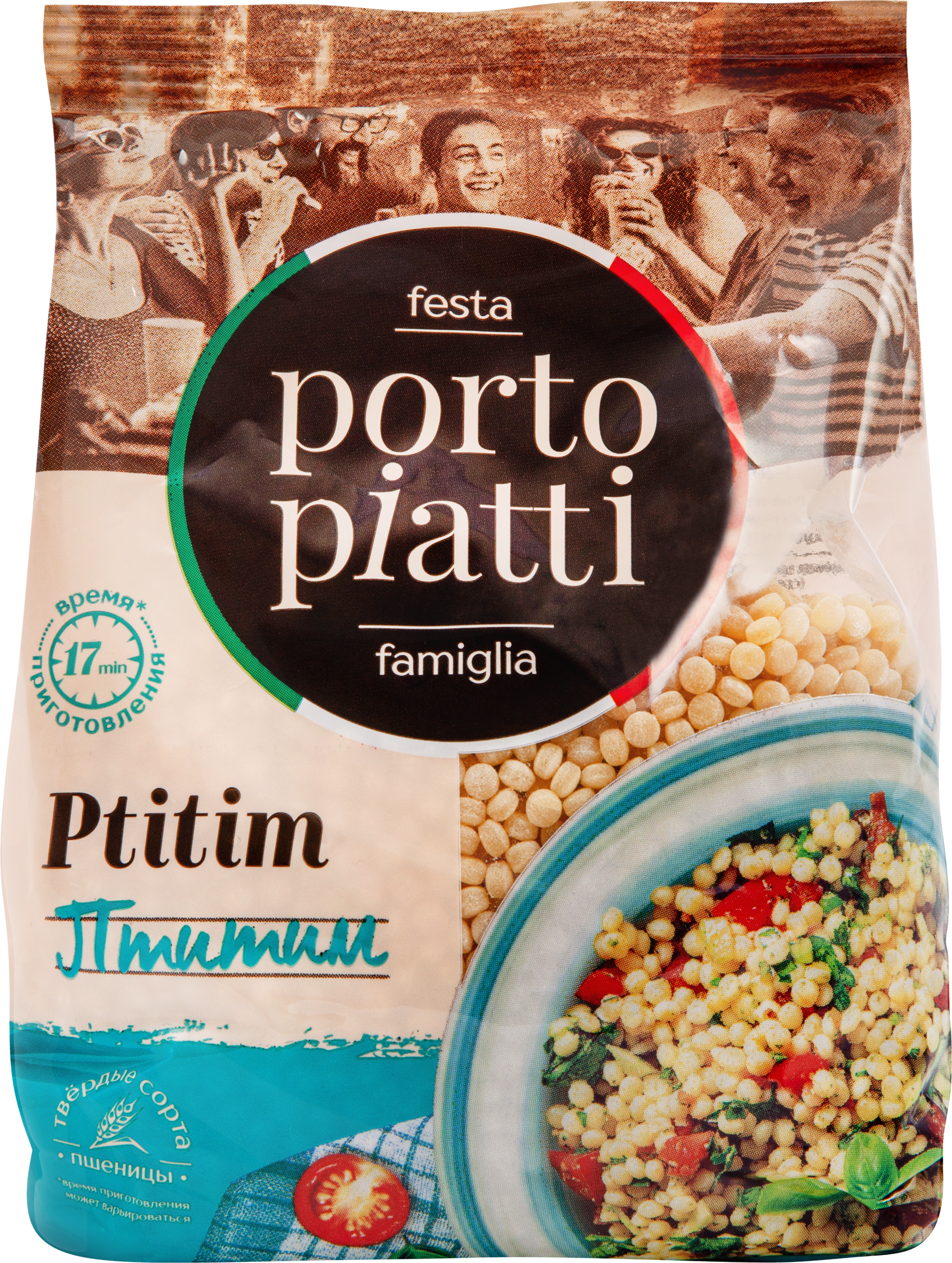 Изображение товара Макароны PORTO PIATTI Птитим 400г - качественные макароны из твердых сортов пшеницы Изображение товара Макароны PORTO PIATTI Птитим 400г - качественные макароны из твердых сортов пшеницы