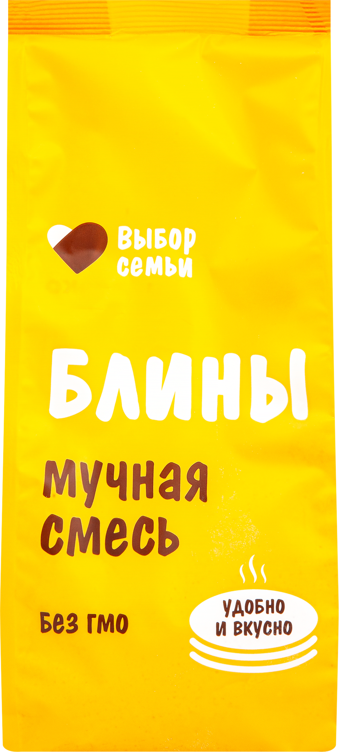 Изображение товара Мучная смесь для блинов ВЫБОР СЕМЬИ, сбалансированная и быстрая в приготовлении Изображение товара Мучная смесь для блинов ВЫБОР СЕМЬИ, сбалансированная и быстрая в приготовлении