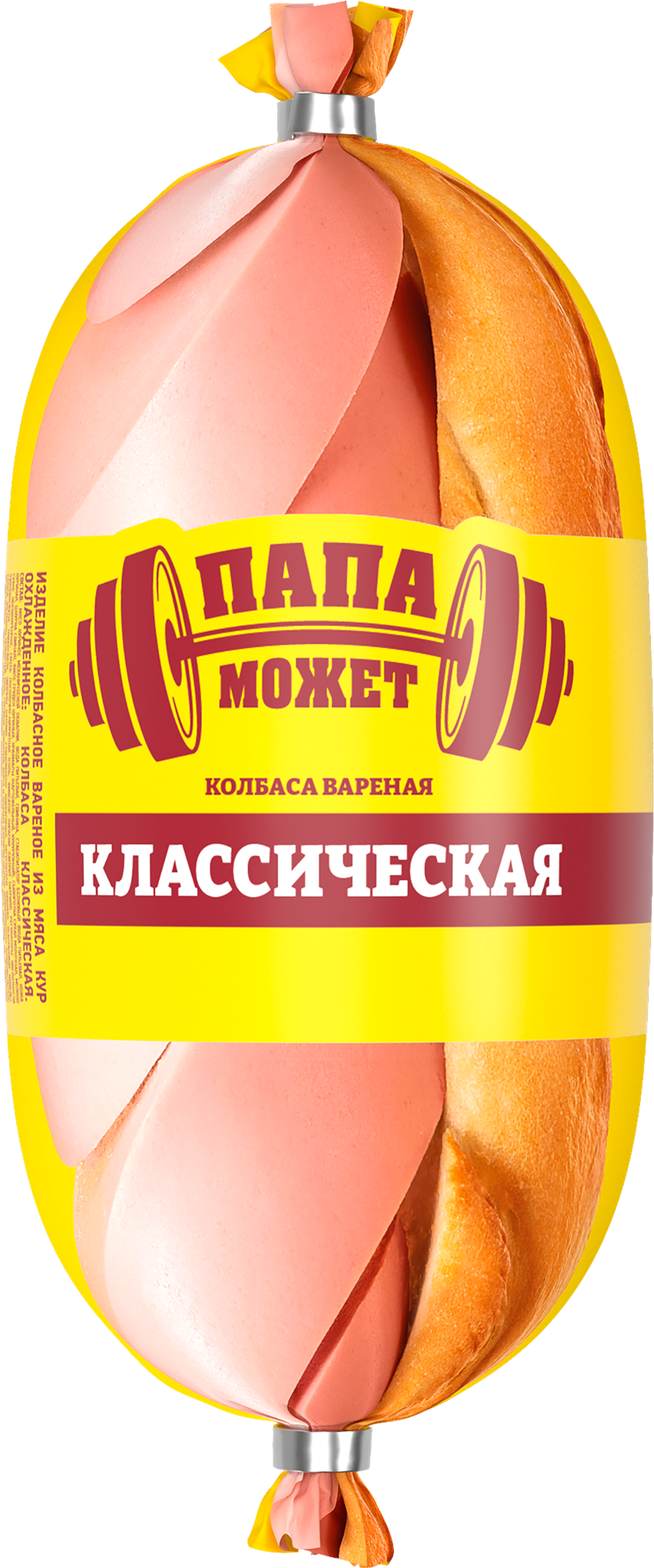 Изображение товара Колбаса вареная ПАПА МОЖЕТ Классическая, 300г Изображение товара Колбаса вареная ПАПА МОЖЕТ Классическая, 300г