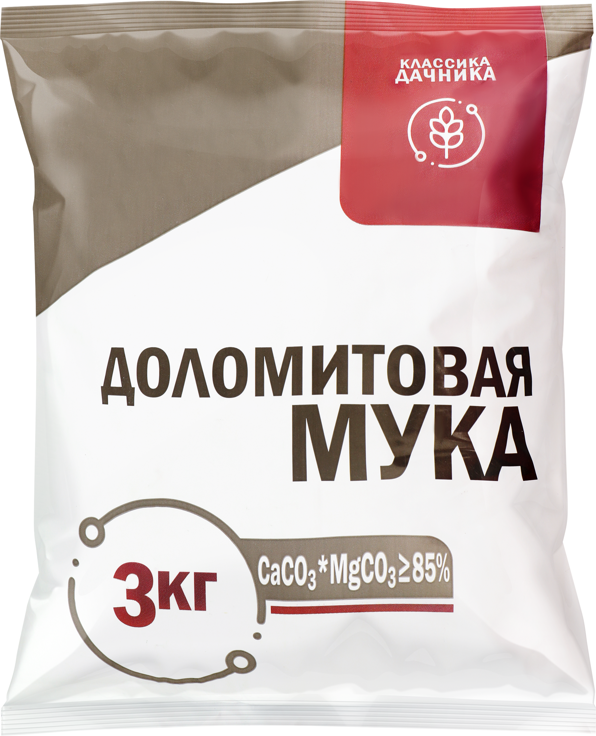Изображение товара Удобрение НОВ-АГРО Мука известняковая (доломитовая) 3кг для подкормки растений