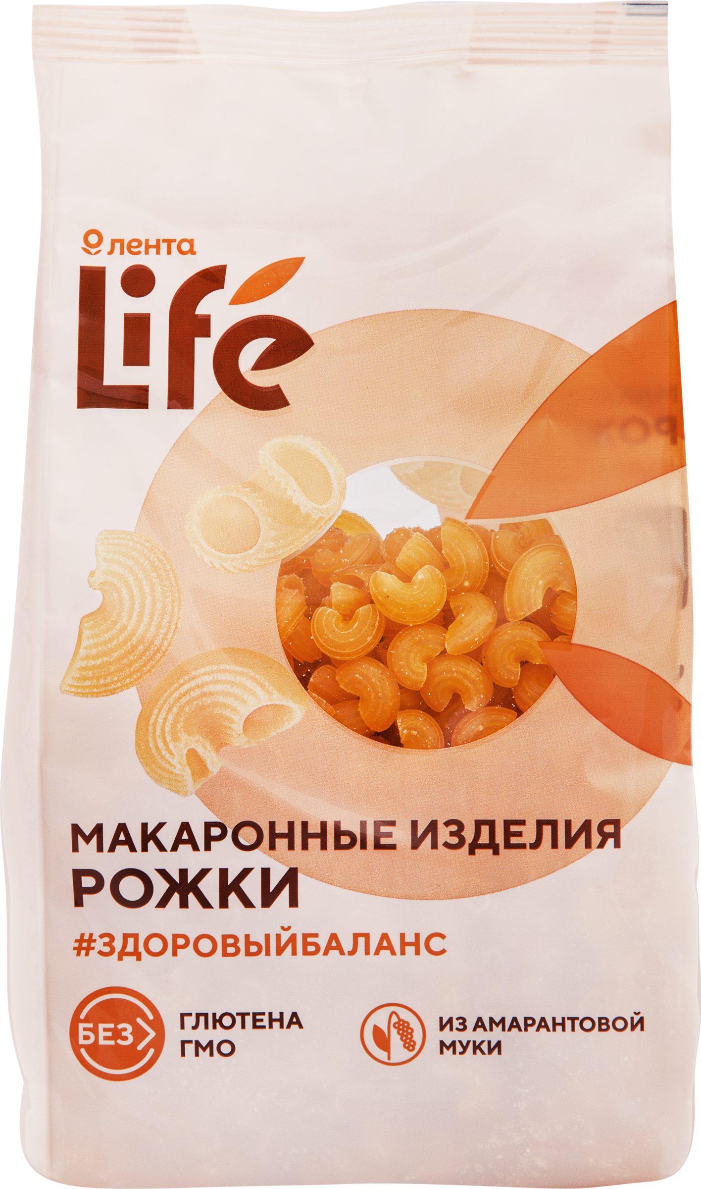 Изображение товара Безглютеновые макароны ЛЕНТА LIFE Рожки из кукурузной муки с амарантом Изображение товара Безглютеновые макароны ЛЕНТА LIFE Рожки из кукурузной муки с амарантом