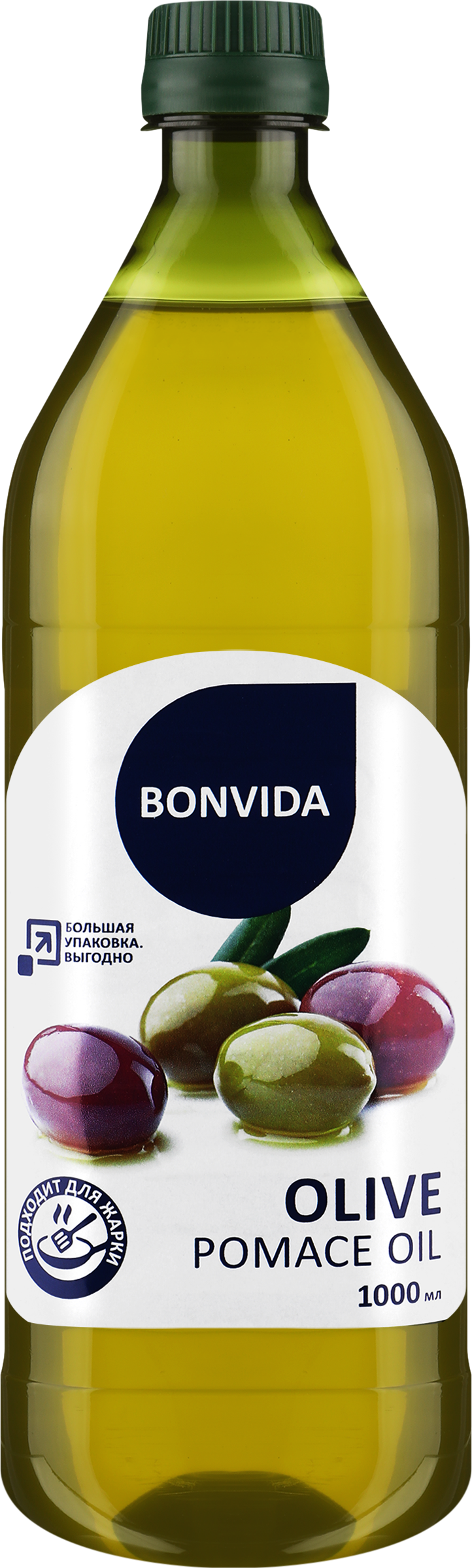 Изображение товара Масло оливковое BONVIDA рафинированное и нерафинированное, 1л Изображение товара Масло оливковое BONVIDA рафинированное и нерафинированное, 1л