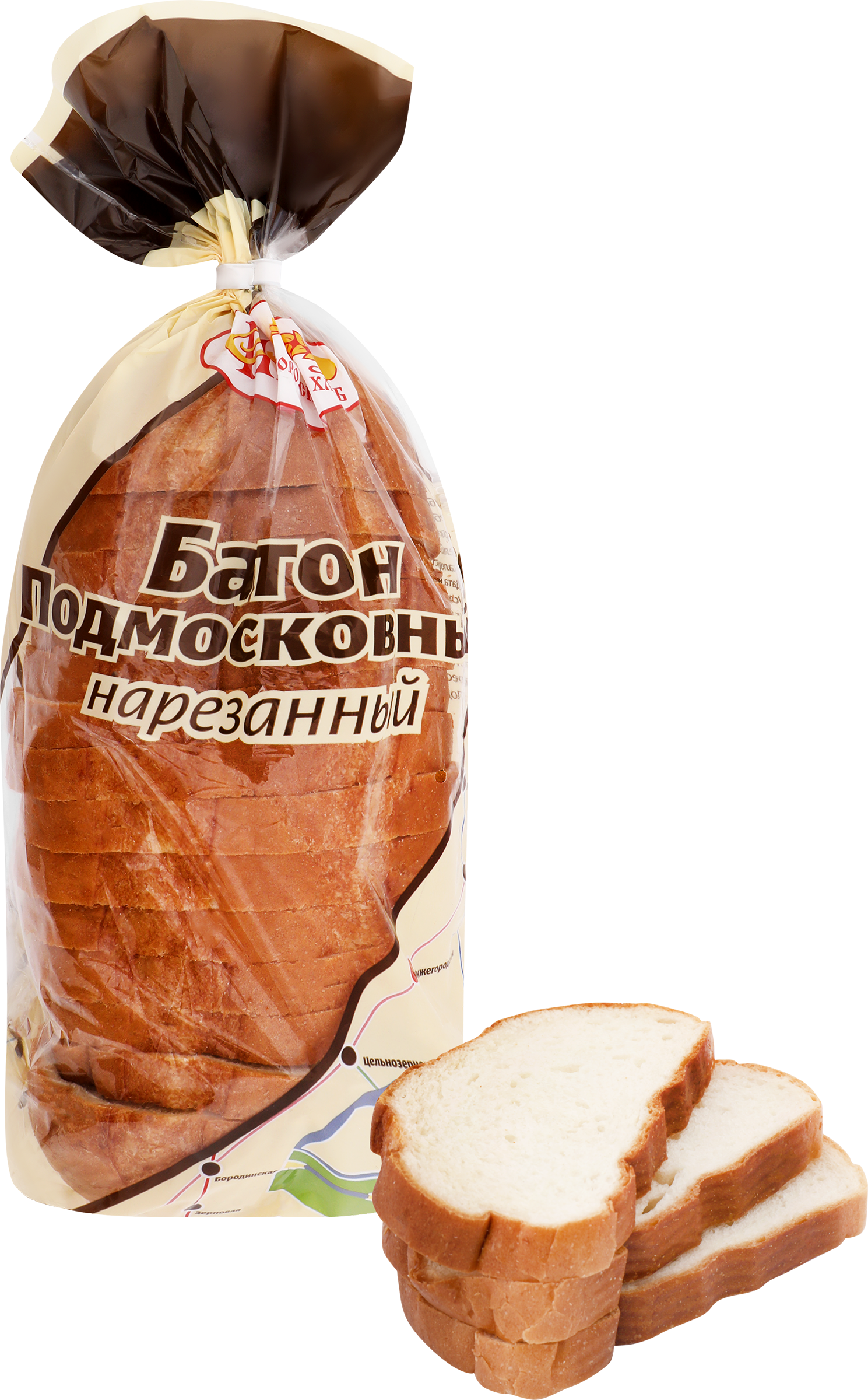 Изображение товара Батон НИЖЕГОРОДСКИЙ ХЛЕБ Подмосковный, высший сорт, в нарезке, 400г Изображение товара Батон НИЖЕГОРОДСКИЙ ХЛЕБ Подмосковный, высший сорт, в нарезке, 400г