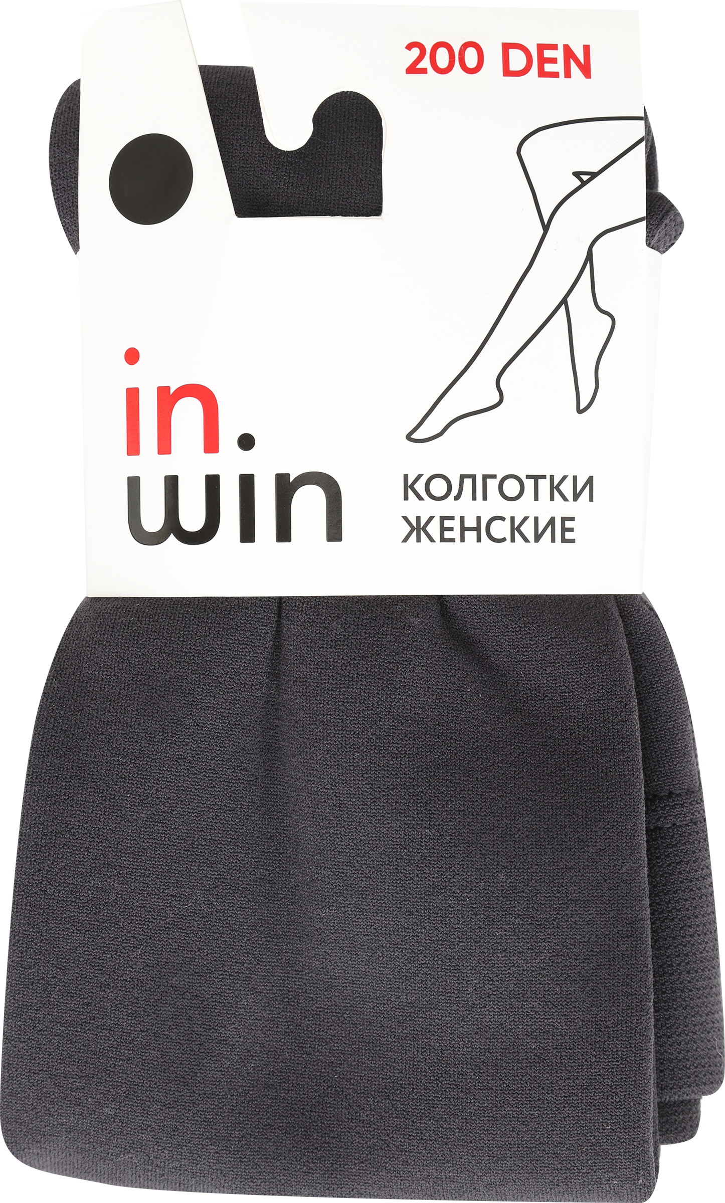 Изображение товара Колготки женские INWIN 200 den серые (графит), Арт. WS097-T
