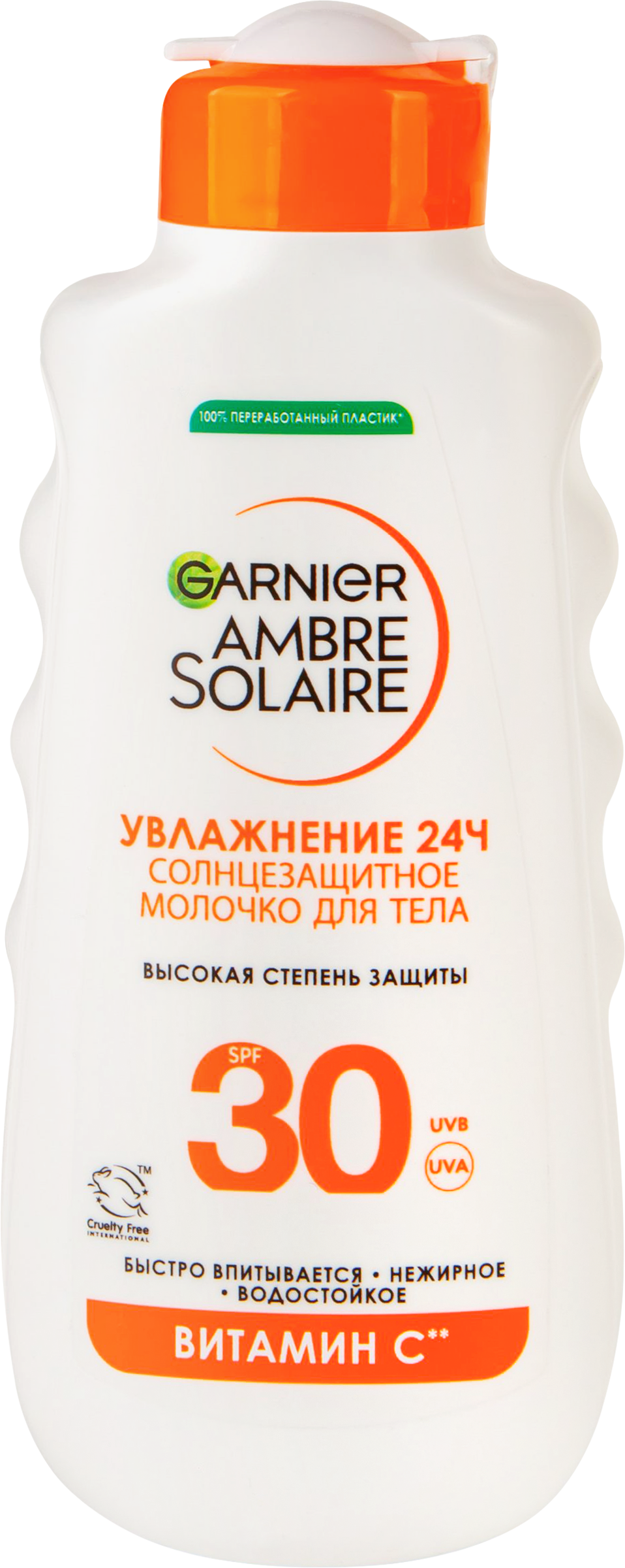 Изображение товара Молочко солнцезащитное GARNIER Ambre Solaire SPF30 200 мл для лица и тела водостойкое