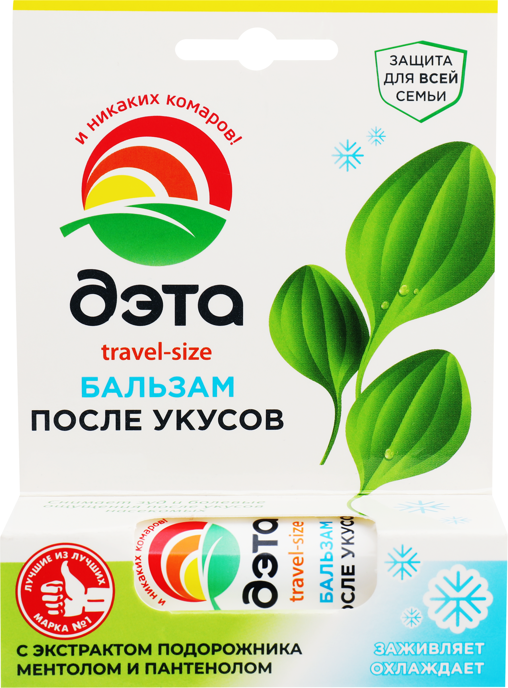 Изображение товара Бальзам-карандаш ДЭТА Travel-size после укусов, 4,2г Изображение товара Бальзам-карандаш ДЭТА Travel-size после укусов, 4,2г