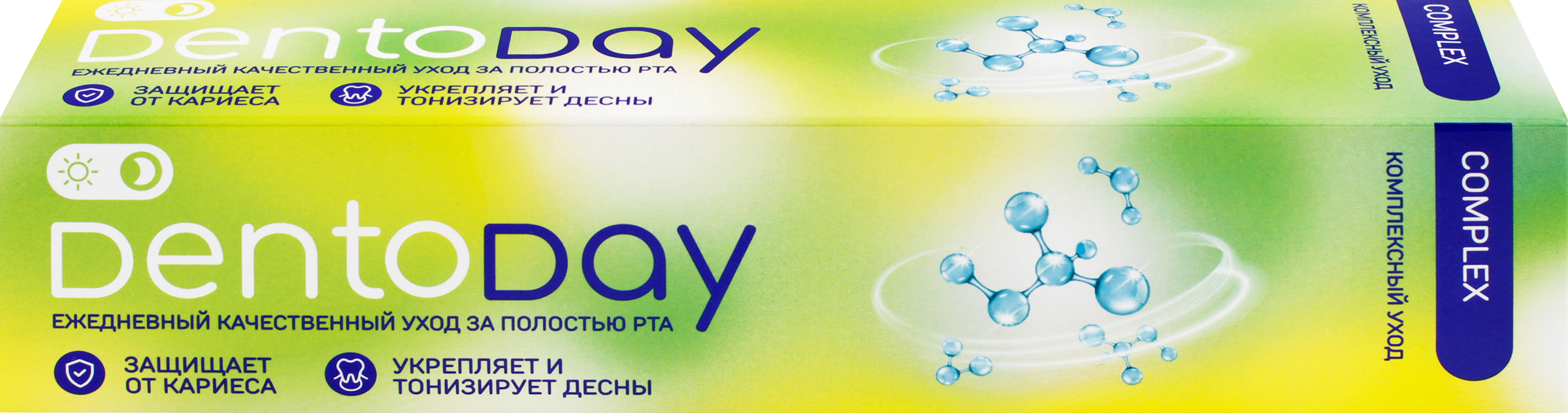 Изображение товара Зубная паста DENTODAY Комплексный уход для защиты и свежести 75 мл Изображение товара Зубная паста DENTODAY Комплексный уход для защиты и свежести 75 мл
