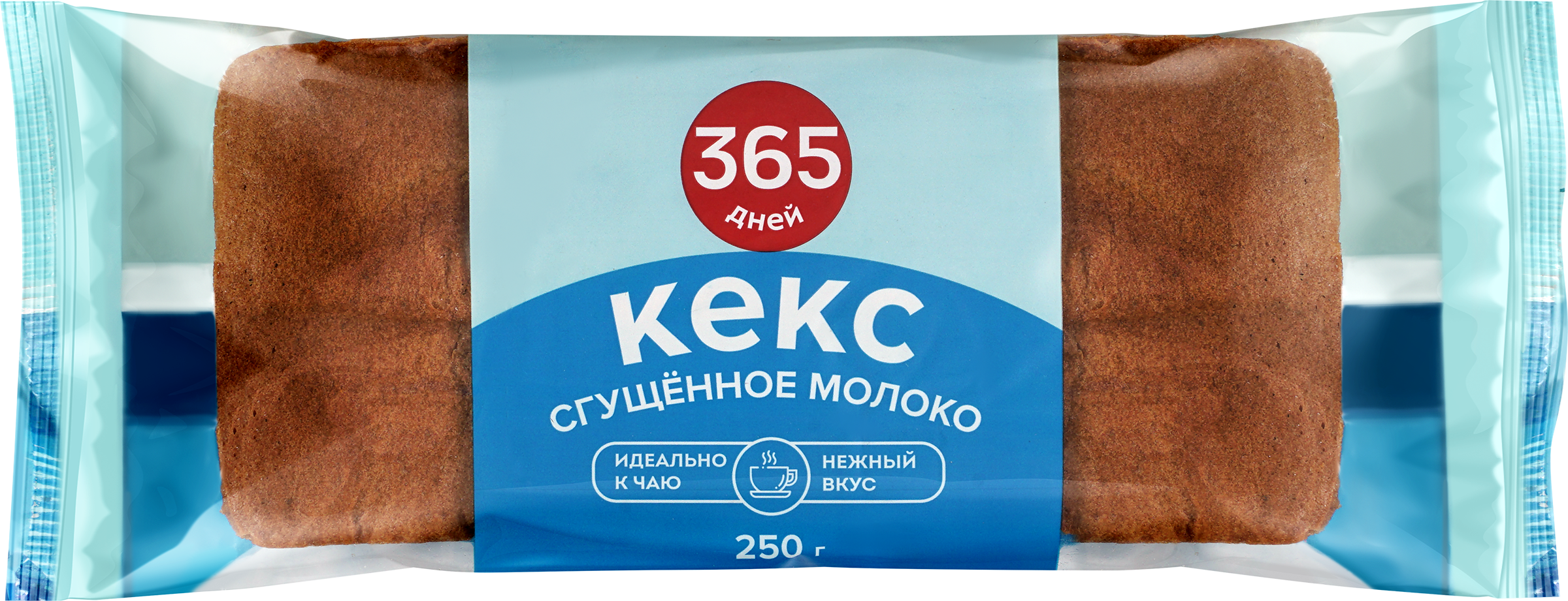 Изображение товара Кекс со сгущенным молоком 365 ДНЕЙ, мягкая и ароматная выпечка