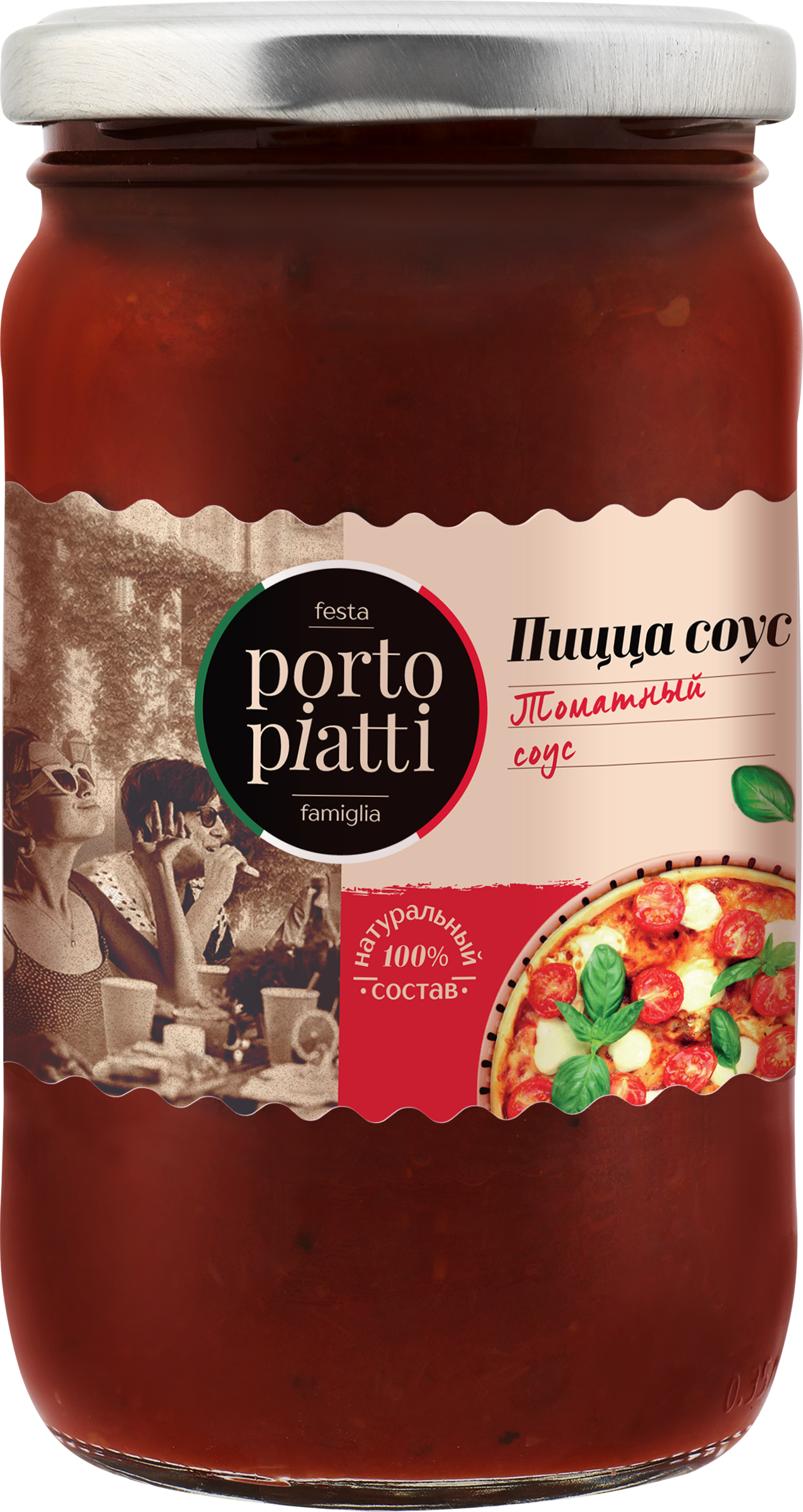 Изображение товара Соус томатный PORTO PIATTI для пиццы 350г натуральный и насыщенный вкус Изображение товара Соус томатный PORTO PIATTI для пиццы 350г натуральный и насыщенный вкус
