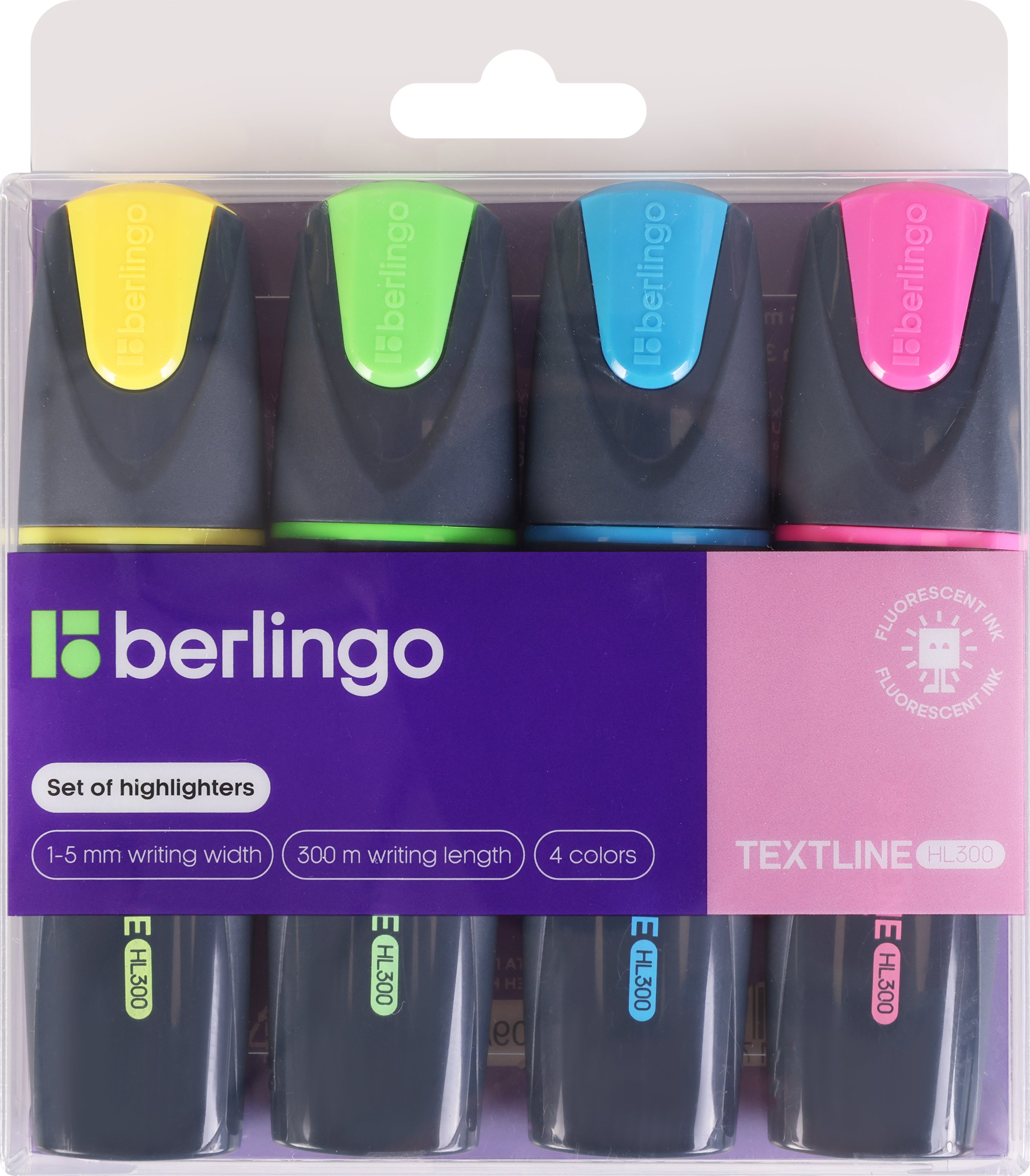 Изображение товара Набор текстовыделителей BERLINGO Textline HL300, Арт. 307914