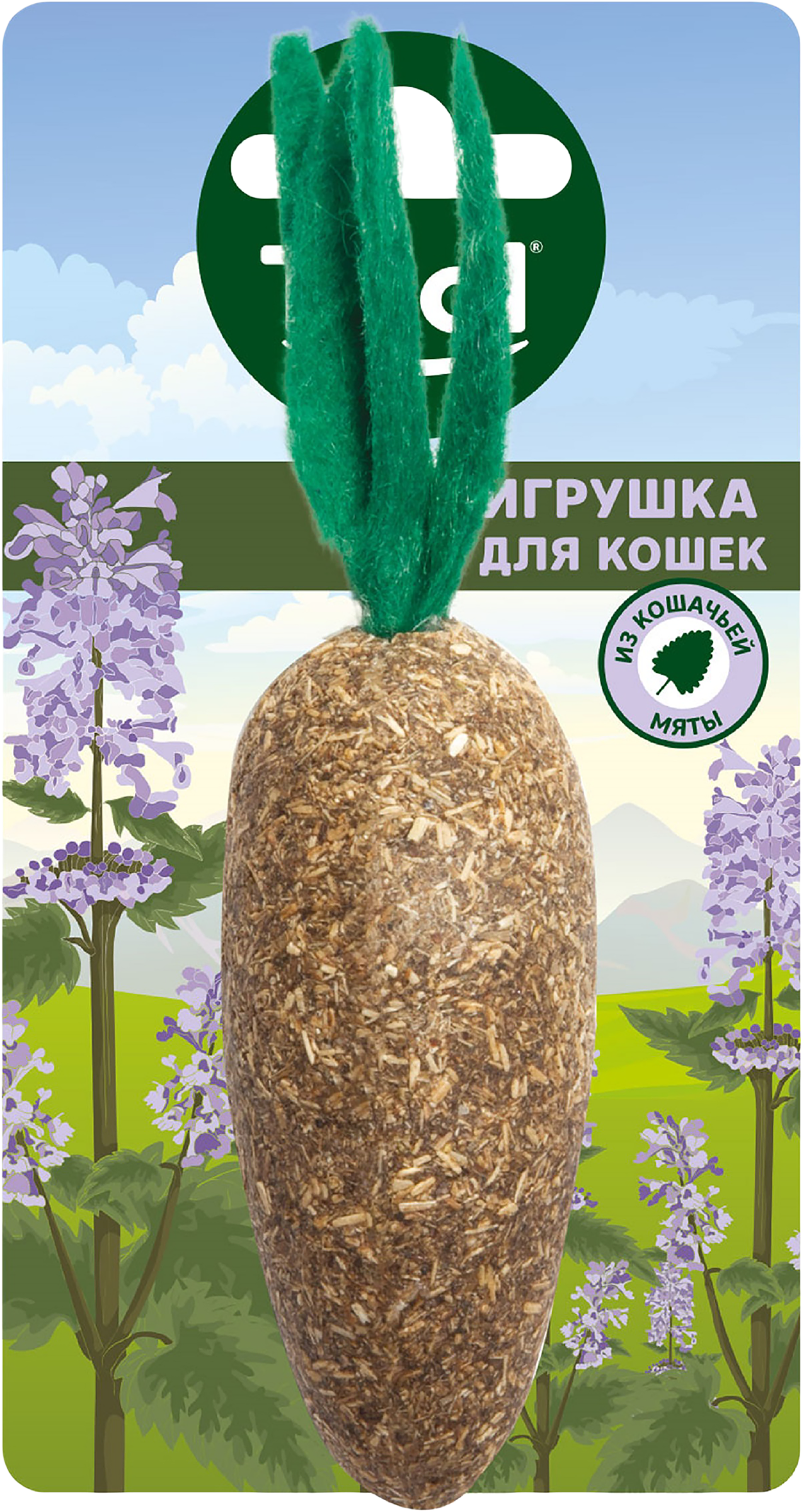 Изображение товара Игрушка для кошек TRIOL из прессованной кошачьей мяты с ароматом