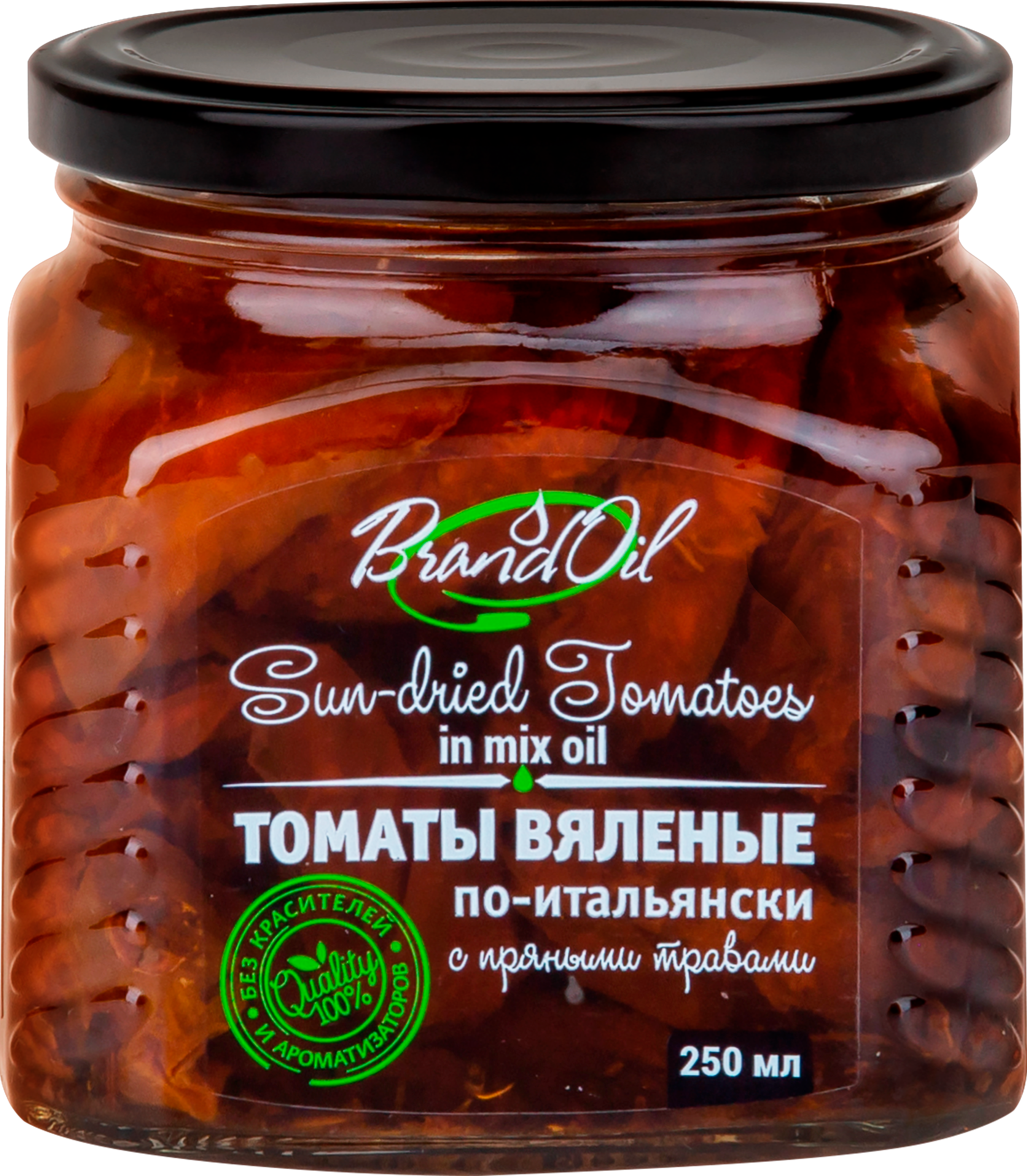 Изображение товара Томаты вяленые BRANDOIL По-итальянски, в смеси масел с пряными травами, 250мл Изображение товара Томаты вяленые BRANDOIL По-итальянски, в смеси масел с пряными травами, 250мл