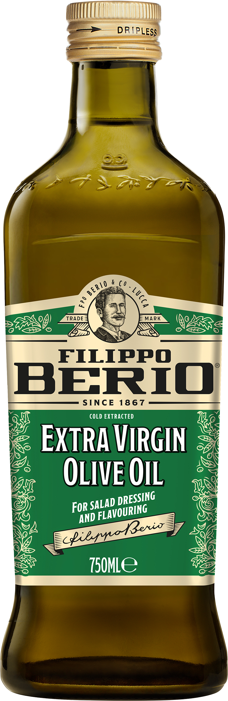 Изображение товара Масло оливковое FILIPPO BERIO нерафинированное Extra virgin 750 мл