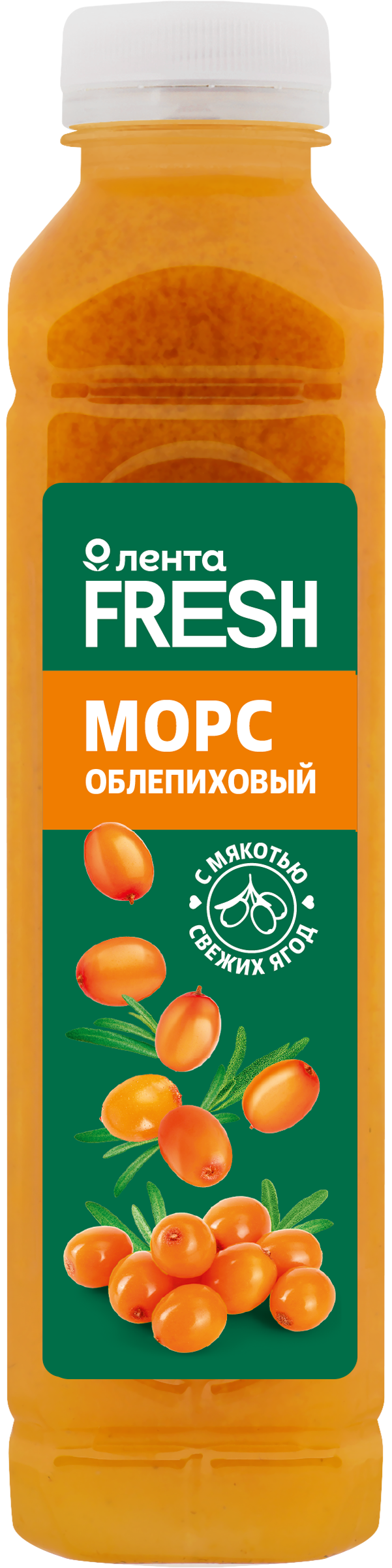Изображение товара Морс облепиховый ЛЕНТА FRESH 500мл натуральный вкус и полезные свойства