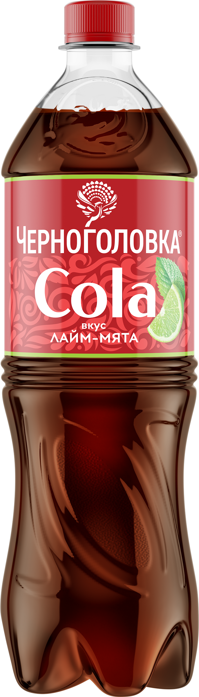 Изображение товара Напиток ЧЕРНОГОЛОВКА Кола Лайм, мята сильногазированный, 1л Изображение товара Напиток ЧЕРНОГОЛОВКА Кола Лайм, мята сильногазированный, 1л