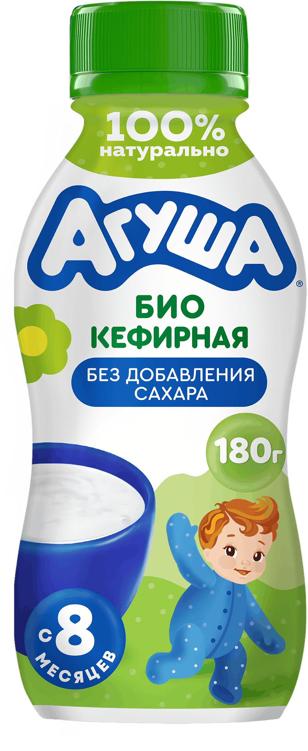 Изображение товара Детский биокефир АГУША 3,1% с пробиотиками, с 8 месяцев, 180г Изображение товара Детский биокефир АГУША 3,1% с пробиотиками, с 8 месяцев, 180г