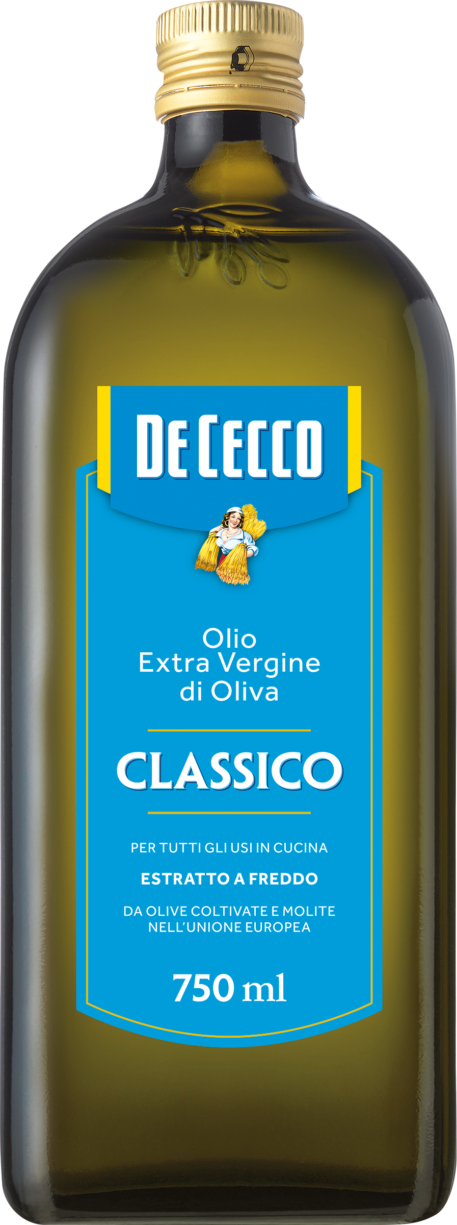 Изображение товара Масло оливковое DE CECCO Classico Extra Vergine 750мл Изображение товара Масло оливковое DE CECCO Classico Extra Vergine 750мл