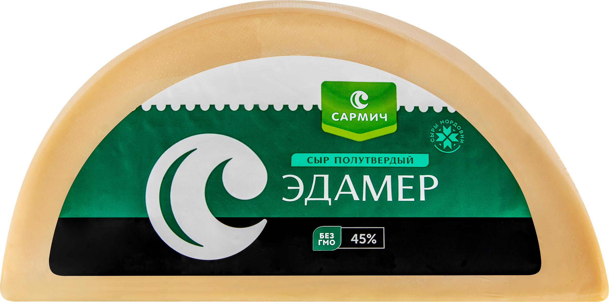 Изображение товара Сыр САРМИЧ Эдамер 45% натуральный полутвердый без змж 0.5 кг Изображение товара Сыр САРМИЧ Эдамер 45% натуральный полутвердый без змж 0.5 кг