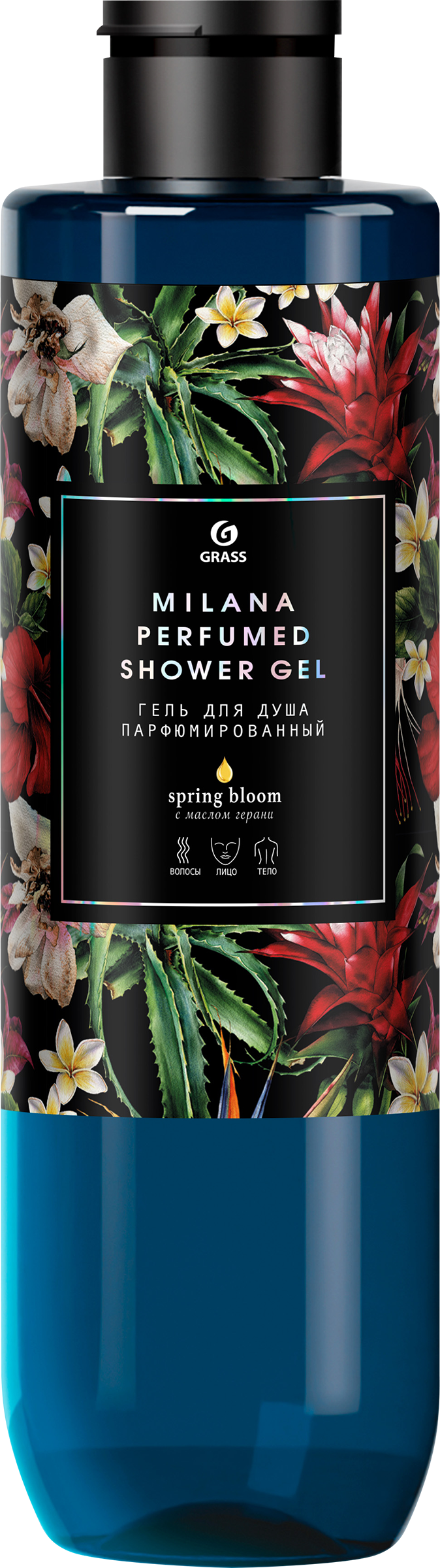 Изображение товара Гель для душа GRASS Milana Spring Bloom, парфюмированный 350мл Изображение товара Гель для душа GRASS Milana Spring Bloom, парфюмированный 350мл