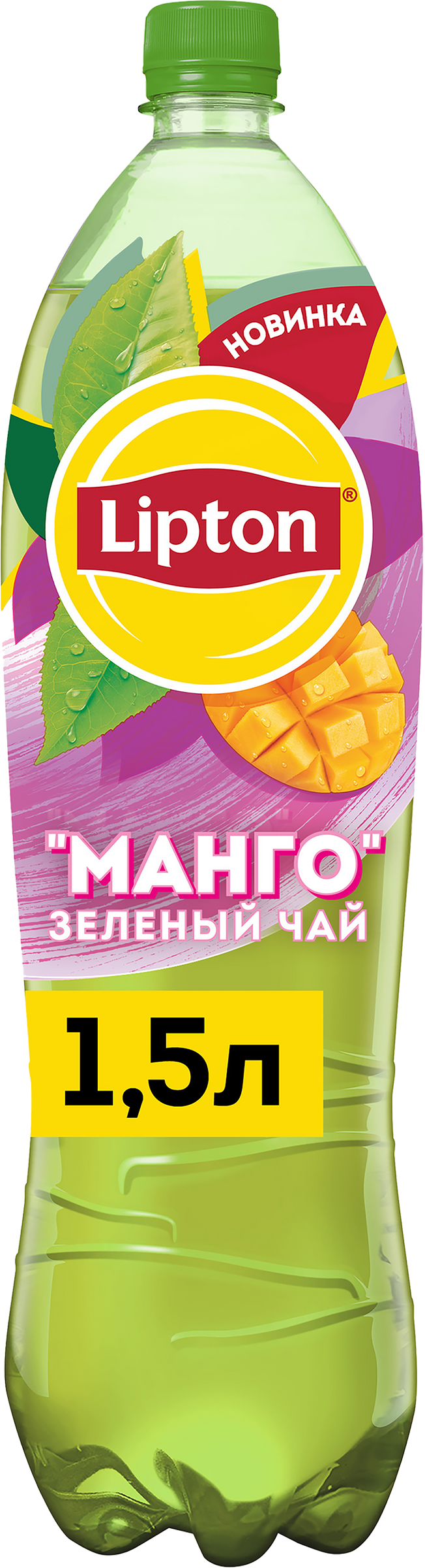 Изображение товара Зеленый чай с манго LIPTON 1. 5л - освежающий летний напиток