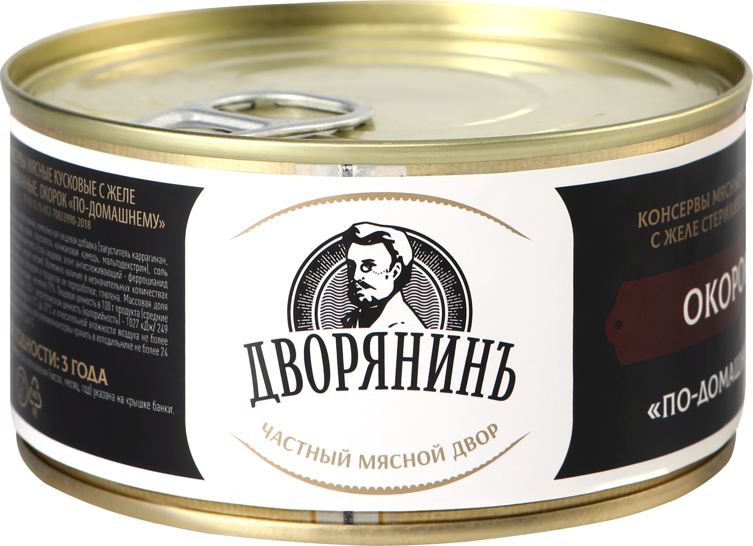 Изображение товара Окорок ДВОРЯНИНЪ По-домашнему, кусковой, 325г Изображение товара Окорок ДВОРЯНИНЪ По-домашнему, кусковой, 325г