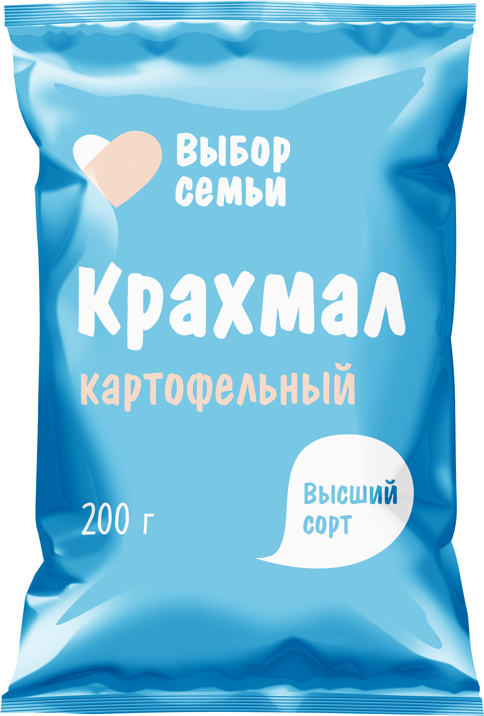 Изображение товара Крахмал картофельный ВЫБОР СЕМЬИ высший сорт, 200г