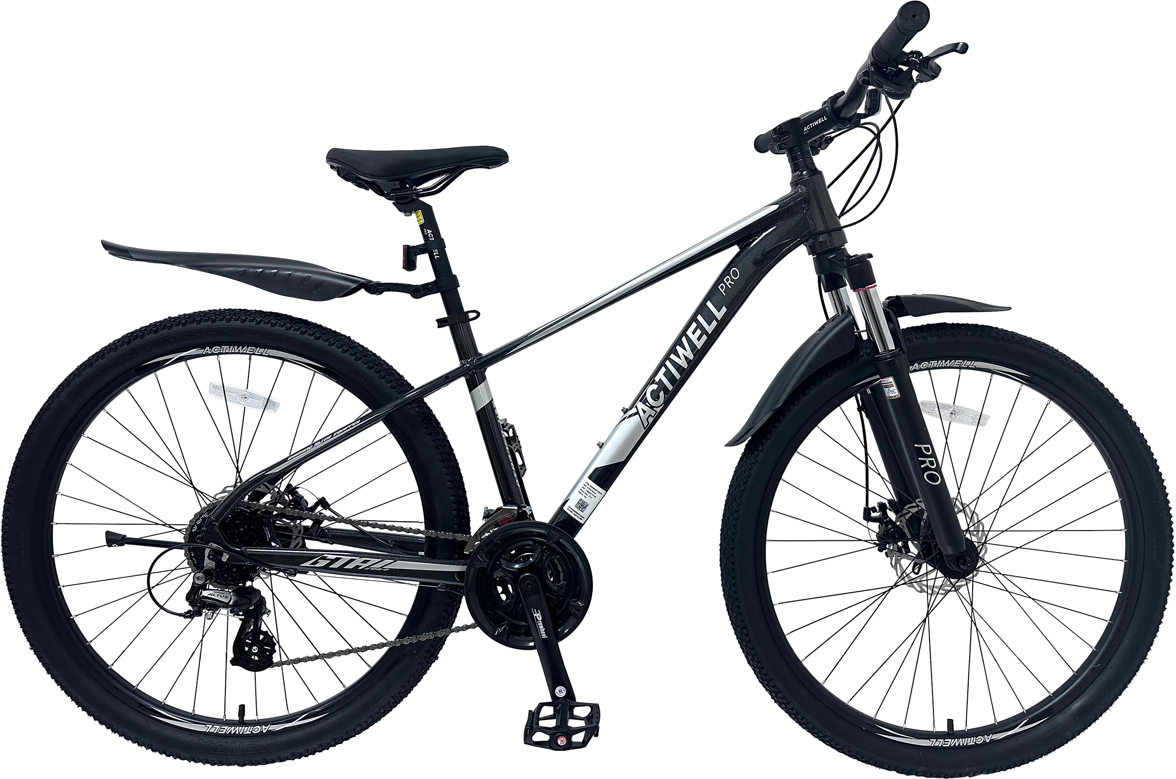 Изображение товара Велосипед ACTIWELL Pro Grandtour 27,5\" алюминиевая рама 24 скорости Изображение товара Велосипед ACTIWELL Pro Grandtour 27,5\" алюминиевая рама 24 скорости