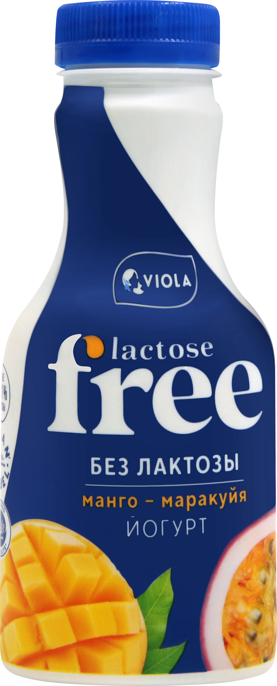 Изображение товара Йогурт питьевой VIOLA Free Манго, маракуйя безлактозный 1,1%, без змж, 270г Изображение товара Йогурт питьевой VIOLA Free Манго, маракуйя безлактозный 1,1%, без змж, 270г
