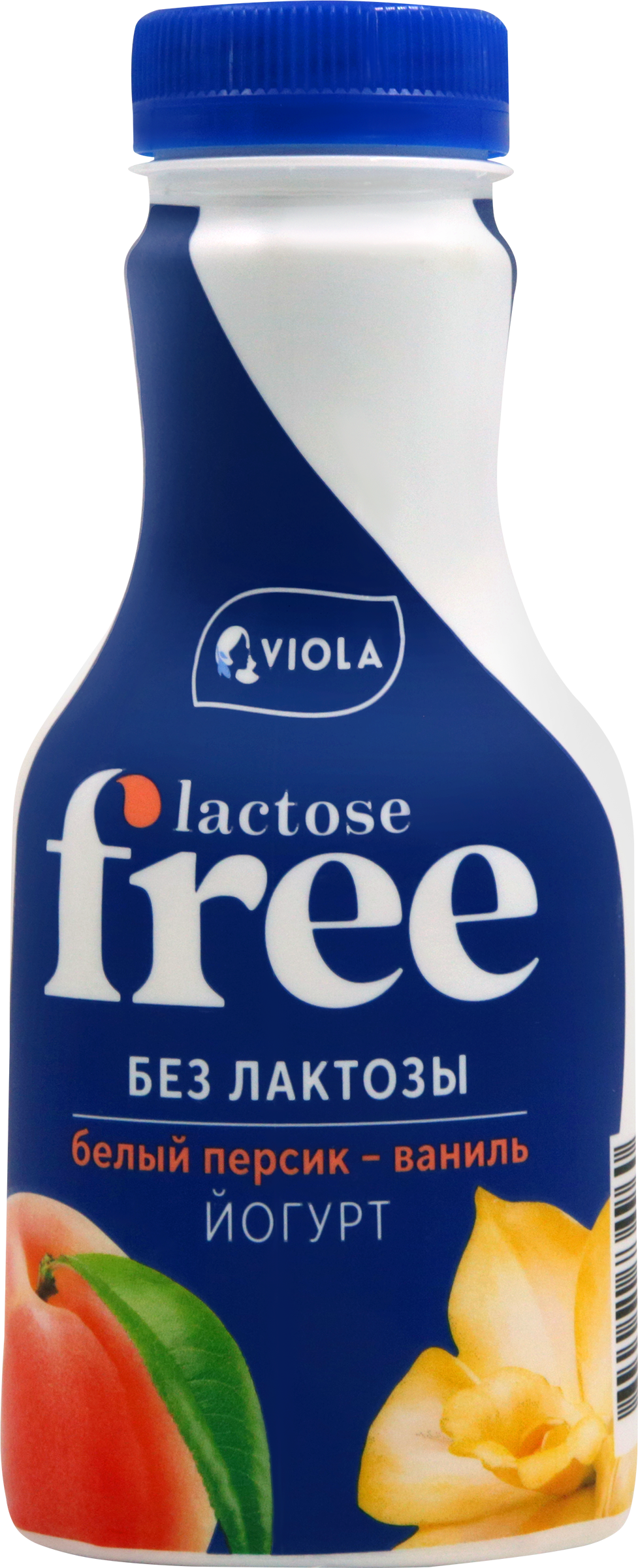 Изображение товара Йогурт питьевой VIOLA Free Белый персик, ваниль безлактозный 1,1%