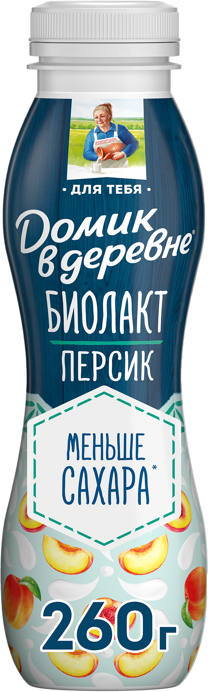 Изображение товара Кисломолочный напиток Биолакт Персик 2,1% без ЗМЖ 260г натуральный Изображение товара Кисломолочный напиток Биолакт Персик 2,1% без ЗМЖ 260г натуральный