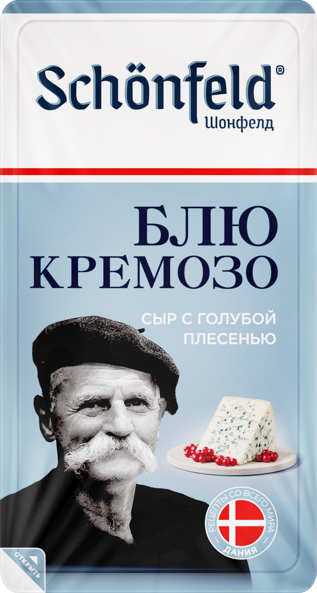 Изображение товара Сыр SCHONFELD Blue Cremoso с благородной голубой плесенью 50%, без змж, 100г Изображение товара Сыр SCHONFELD Blue Cremoso с благородной голубой плесенью 50%, без змж, 100г