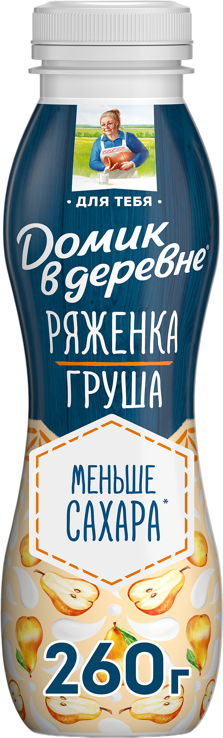 Изображение товара Ряженка ДОМИК В ДЕРЕВНЕ Груша 2,1%, без змж, 260г Изображение товара Ряженка ДОМИК В ДЕРЕВНЕ Груша 2,1%, без змж, 260г