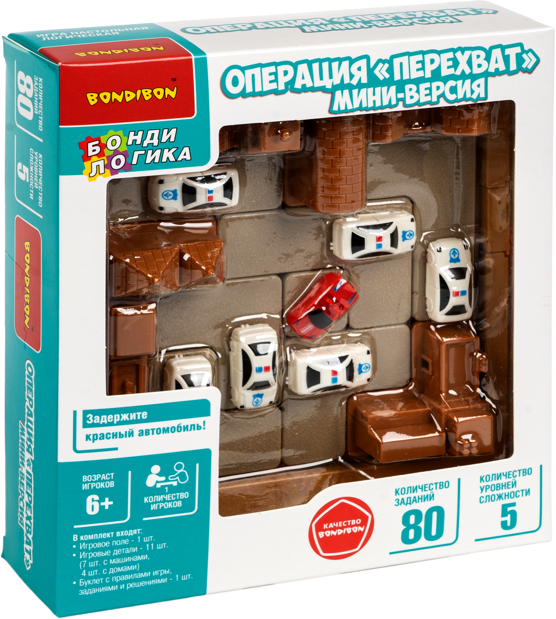Изображение товара Игра логическая BONDIBON БондиЛогика Шустрые кошки, Арт. ВВ5907