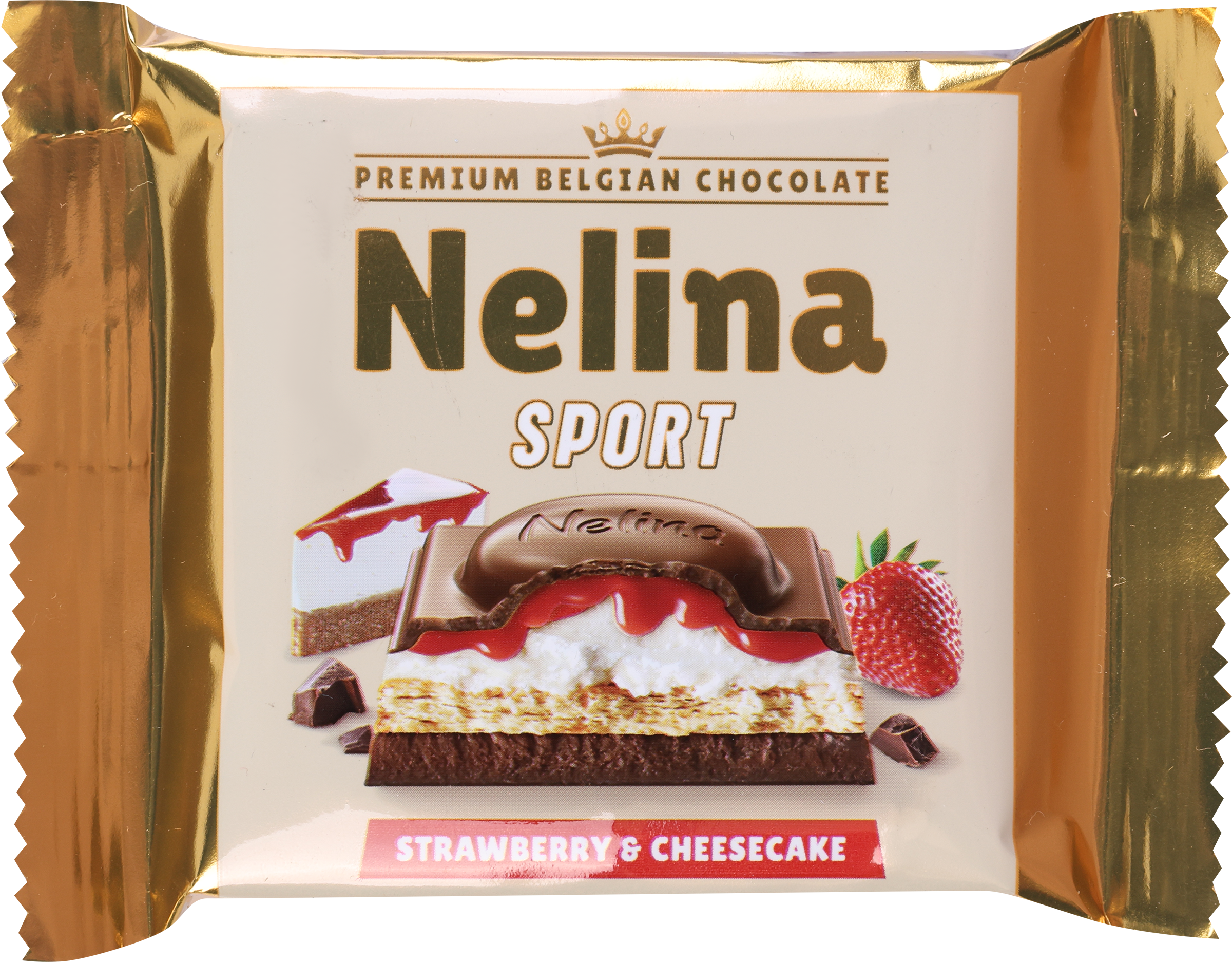 Изображение товара Молочный шоколад NELINA Sport с вкусом чизкейка и клубники, 55 г Изображение товара Молочный шоколад NELINA Sport с вкусом чизкейка и клубники, 55 г