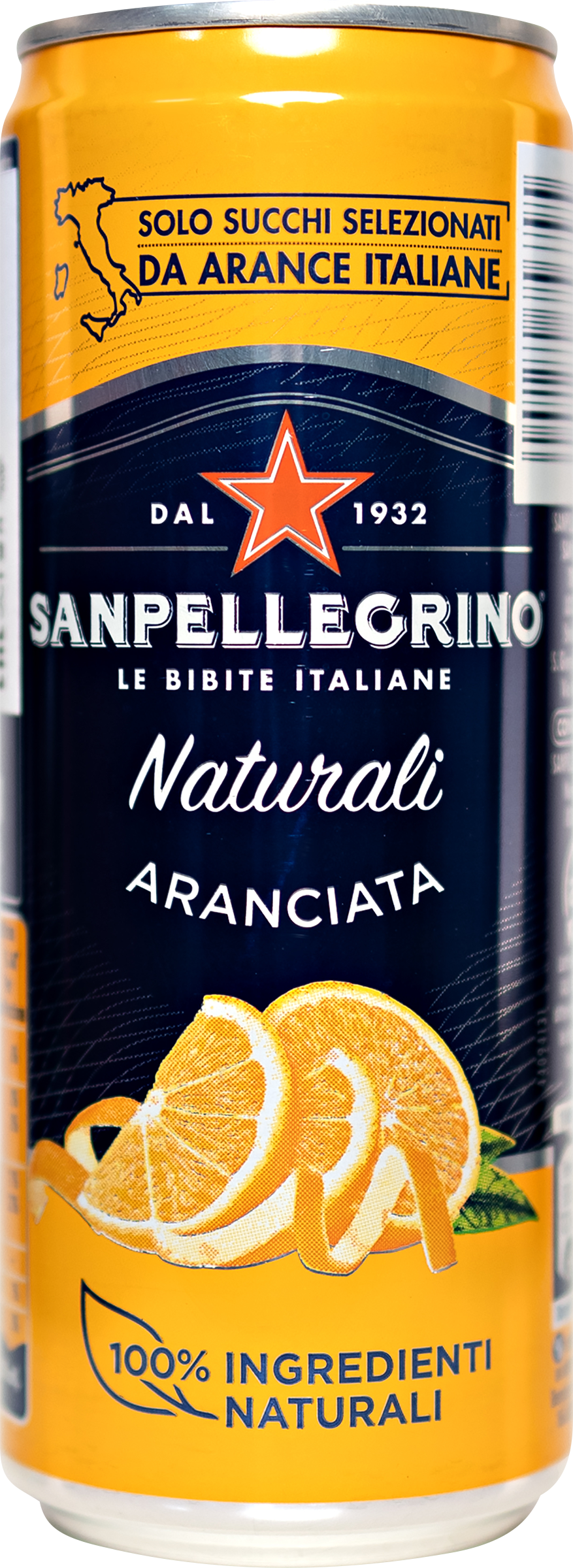 Изображение товара Газированный напиток S.PELLEGRINO Aranciata 0.33л Натуральный апельсиновый сок Изображение товара Газированный напиток S.PELLEGRINO Aranciata 0.33л Натуральный апельсиновый сок