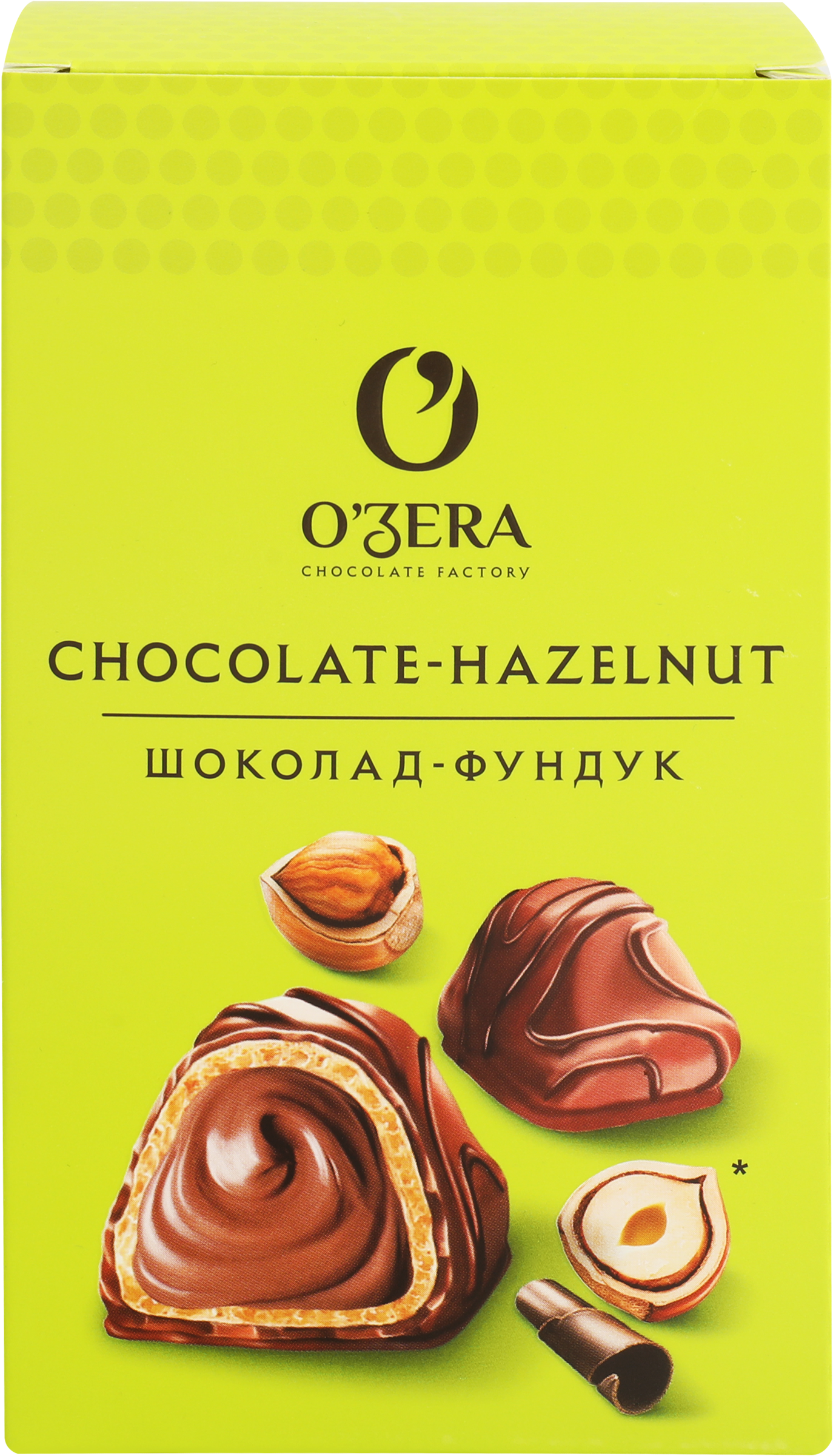 Изображение товара Конфеты вафельные O ZERA с ореховой начинкой в молочном шоколаде 150г Изображение товара Конфеты вафельные O ZERA с ореховой начинкой в молочном шоколаде 150г