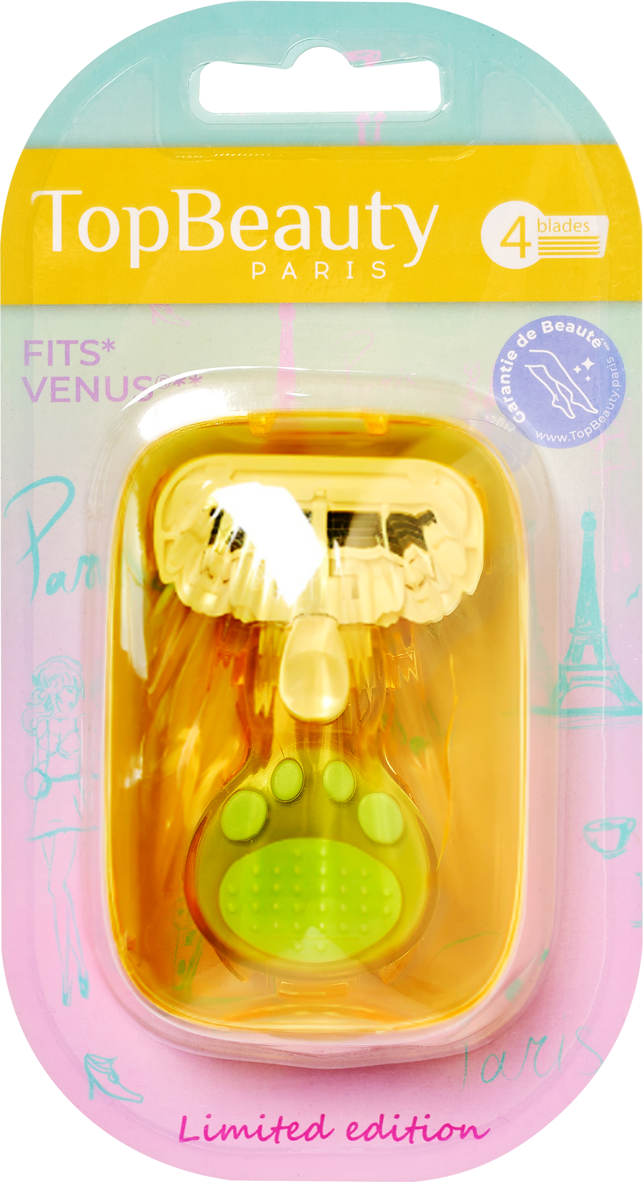 Изображение товара Бритва женская TOPBEAUTY Paris Mini со сменной кассетой для гладкого бритья Изображение товара Бритва женская TOPBEAUTY Paris Mini со сменной кассетой для гладкого бритья