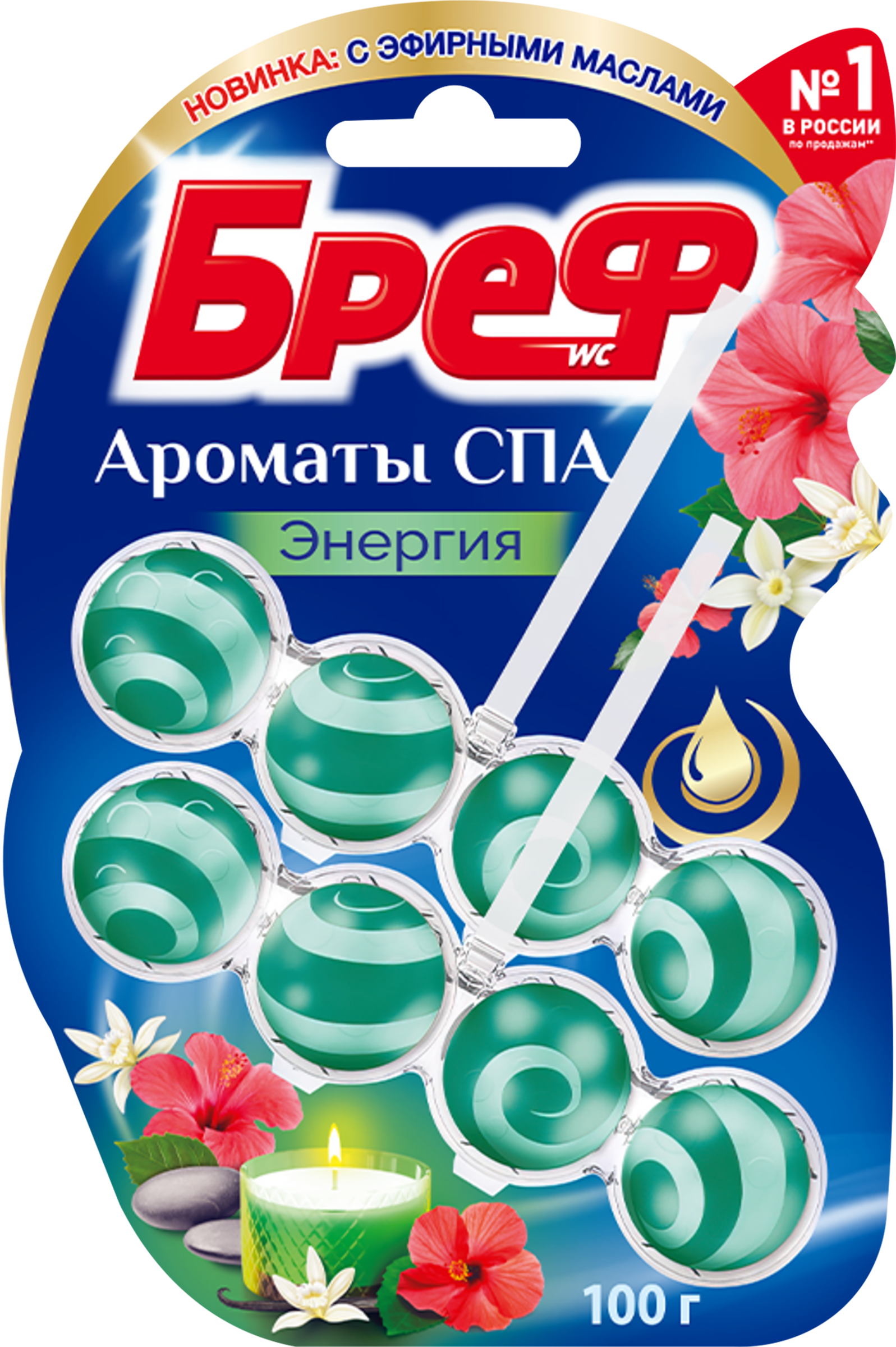 Изображение товара Блок для туалета БРЕФ Ароматы СПА Энергия 100г, 2 шт - приятный аромат и чистота Изображение товара Блок для туалета БРЕФ Ароматы СПА Энергия 100г, 2 шт - приятный аромат и чистота
