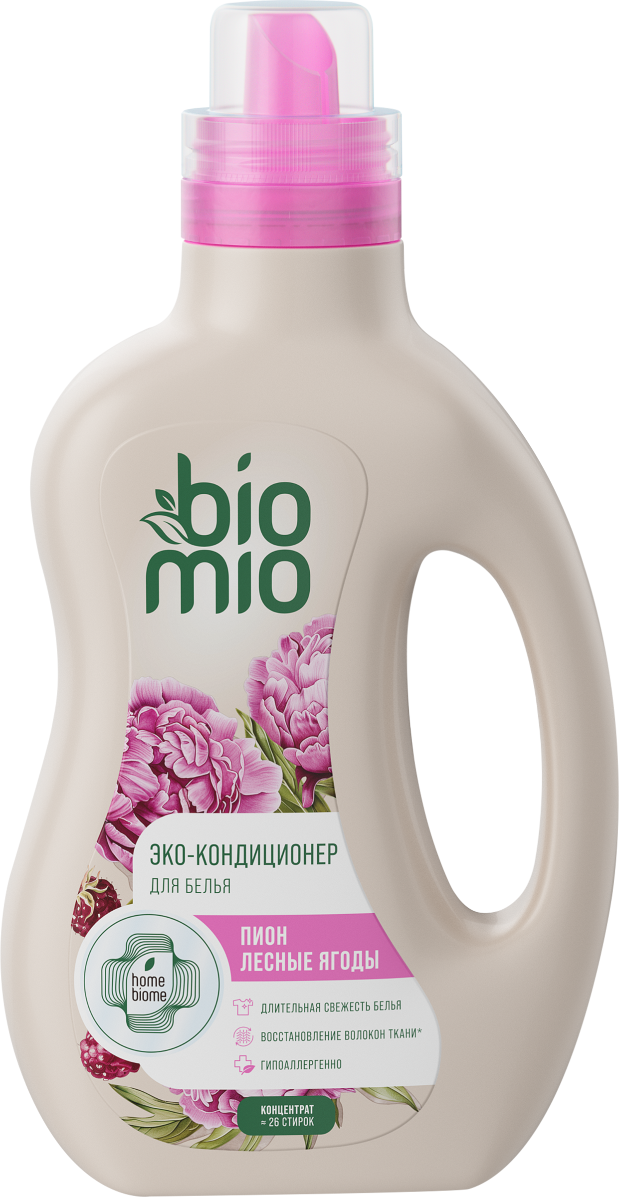 Изображение товара Кондиционер для белья BIOMIO Пион лесные ягоды 800 мл