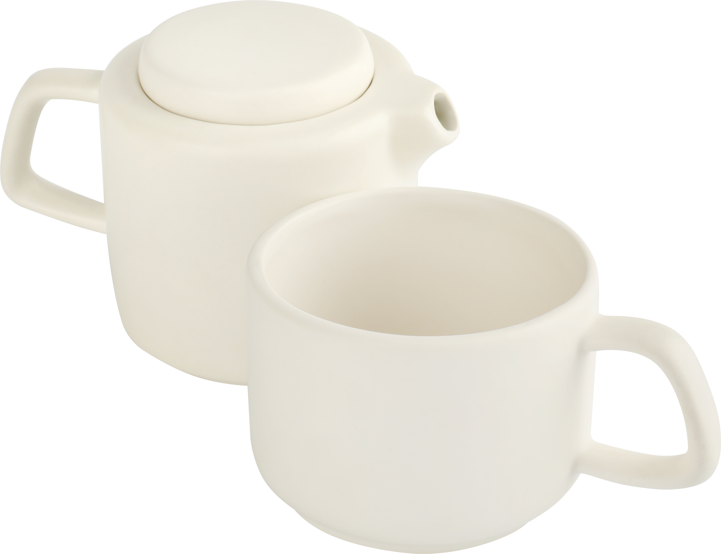 Изображение товара Набор чайный HOMECLUB Tea Time, 2 предмета, керамика, стильный дизайн