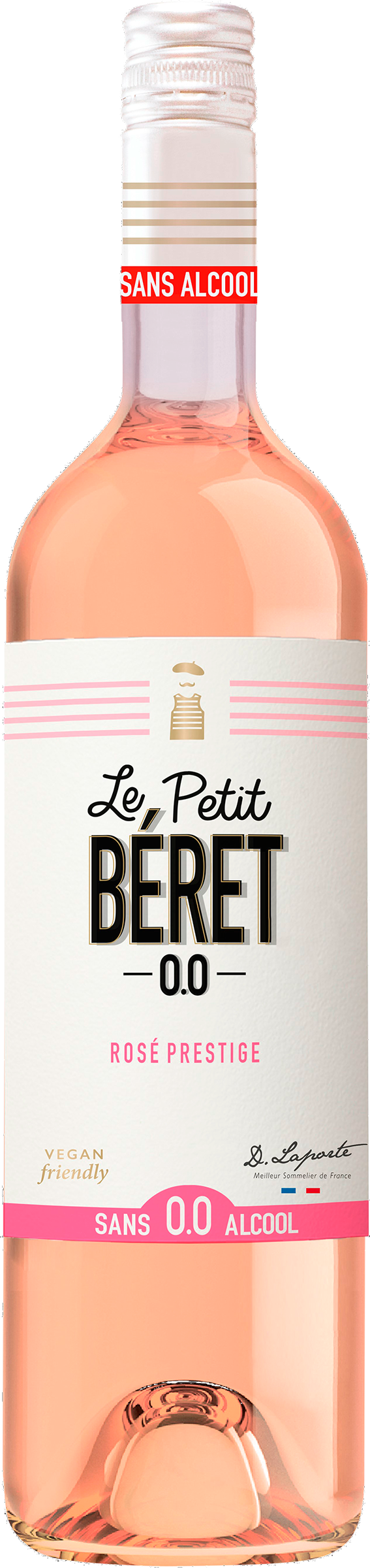 Изображение товара Вино безалкогольное LE PETIT BERET Rose Prestige 0.75л Франция натуральный ароматизатор Изображение товара Вино безалкогольное LE PETIT BERET Rose Prestige 0.75л Франция натуральный ароматизатор