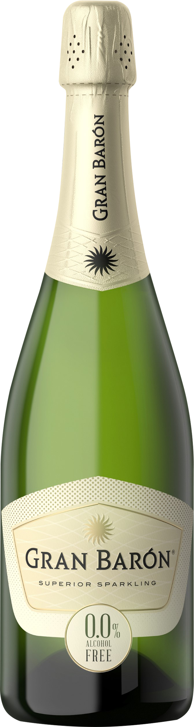 Изображение товара Безалкогольное игристое вино GRAN BARON White 0.75л натуралный вкус Изображение товара Безалкогольное игристое вино GRAN BARON White 0.75л натуралный вкус
