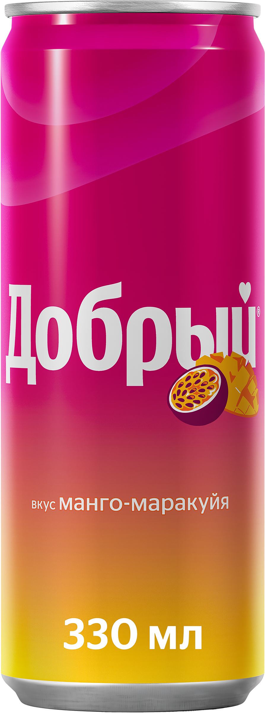 Изображение товара Напиток ДОБРЫЙ Манго, маракуйя сильногазированный, 0.33л Изображение товара Напиток ДОБРЫЙ Манго, маракуйя сильногазированный, 0.33л