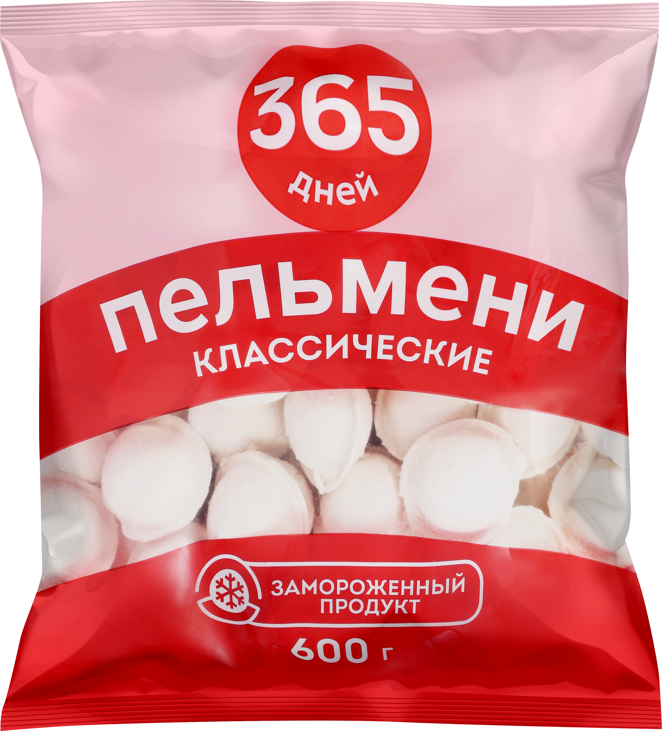 Изображение товара Пельмени классические 365 ДНЕЙ, быстрое приготовление, 600г Изображение товара Пельмени классические 365 ДНЕЙ, быстрое приготовление, 600г