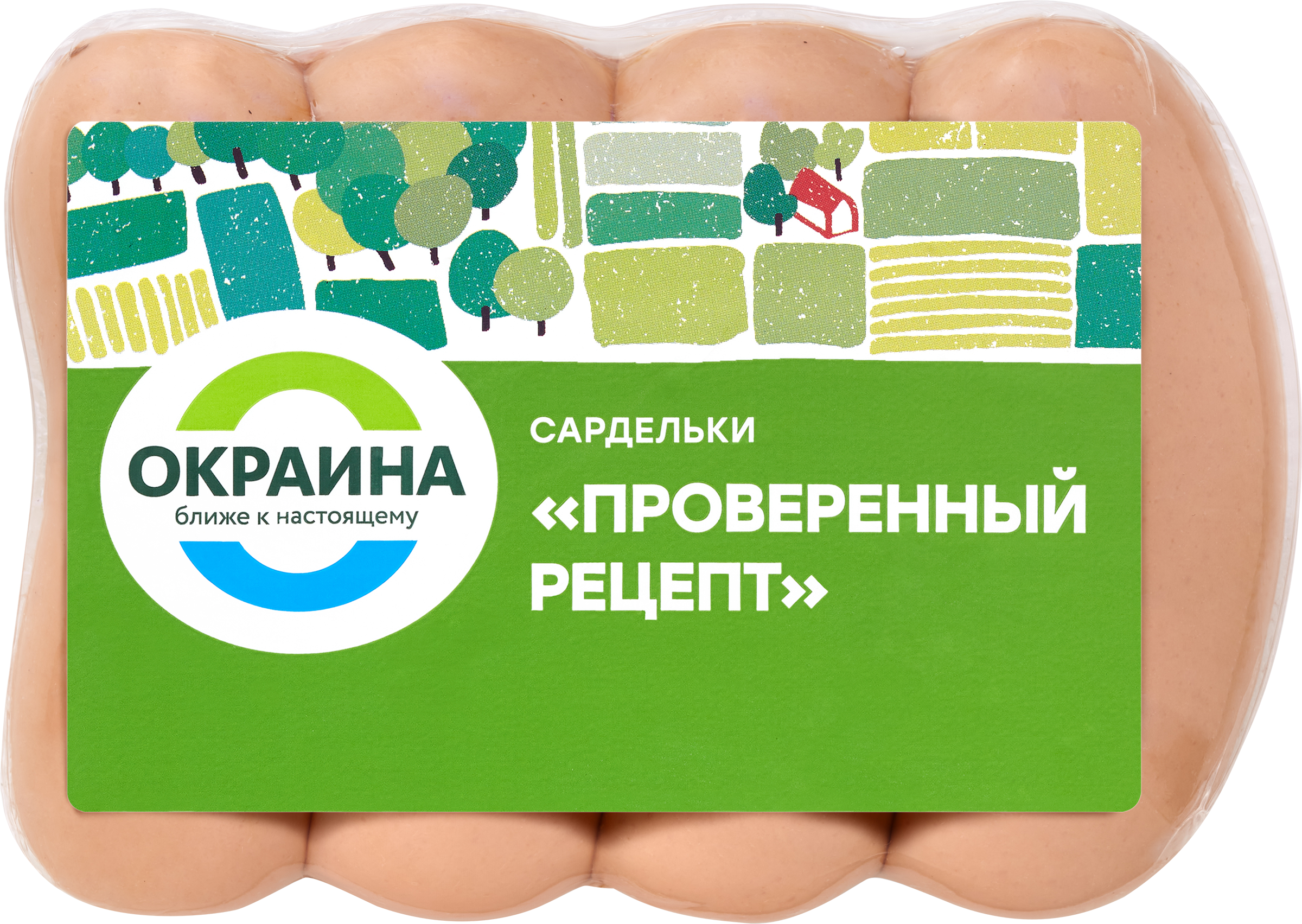 Изображение товара Сардельки ОКРАИНА Проверенный рецепт, весовые