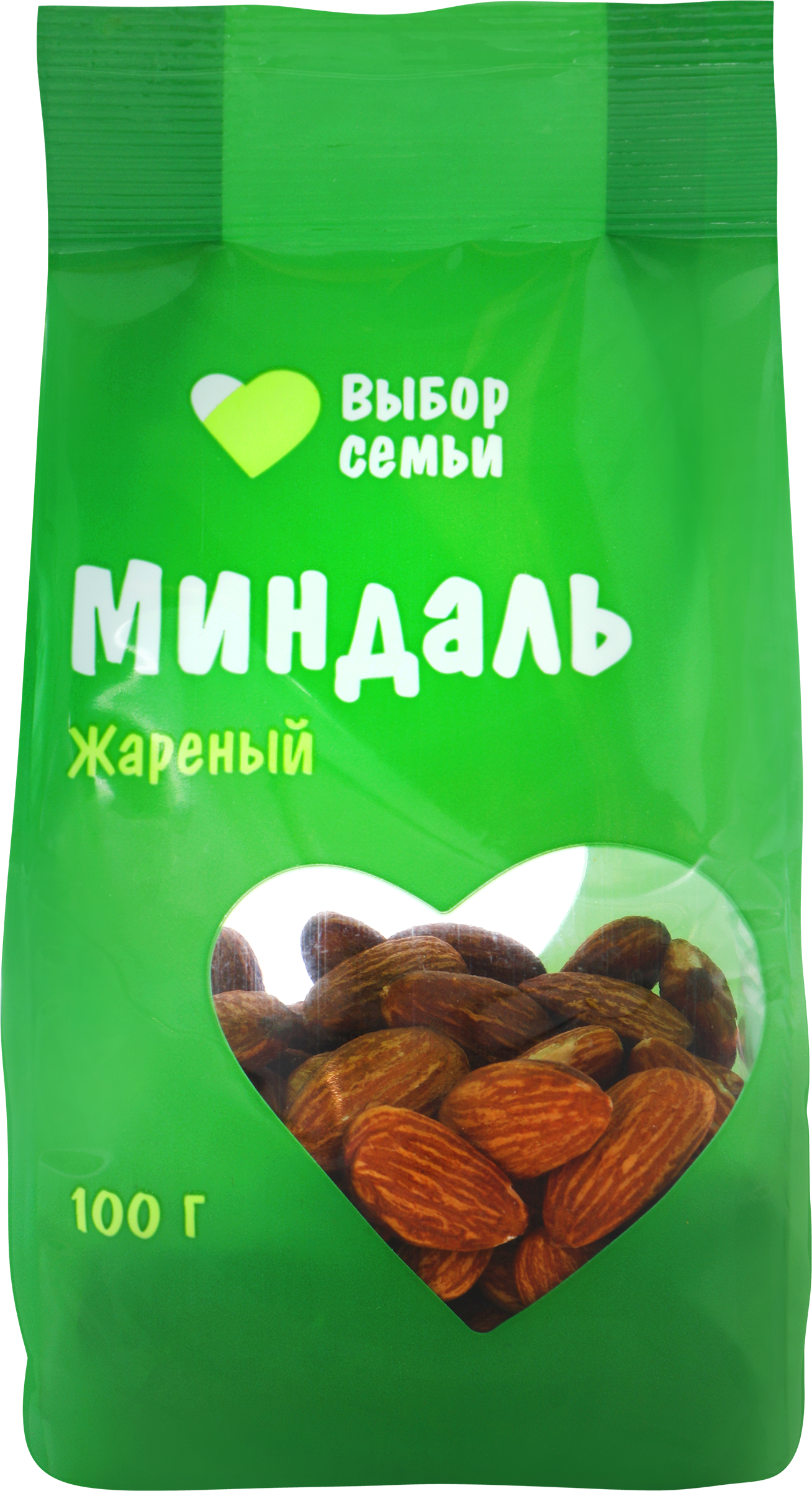 Изображение товара Миндаль ВЫБОР СЕМЬИ жареный, 100г Изображение товара Миндаль ВЫБОР СЕМЬИ жареный, 100г