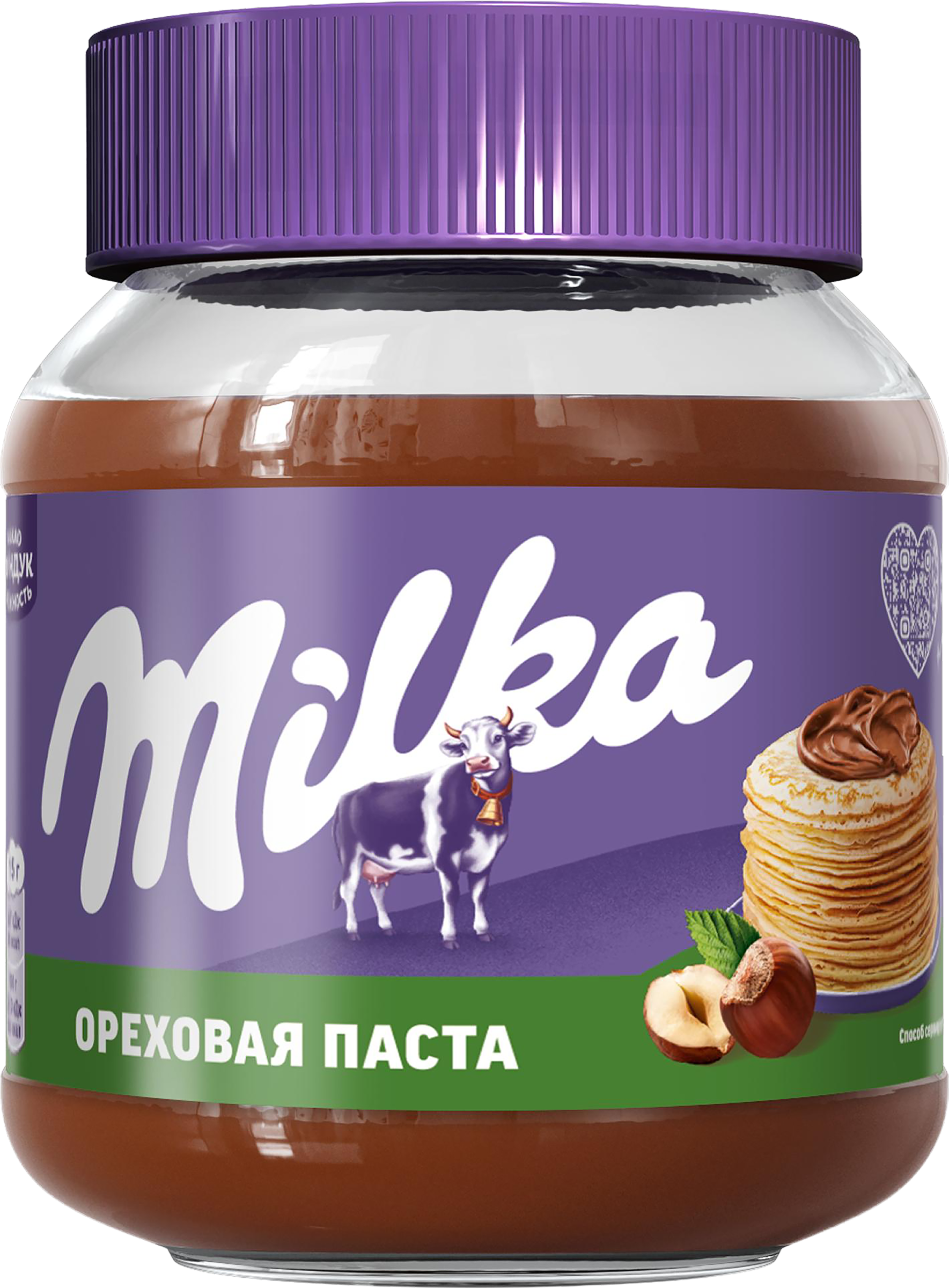 Изображение товара Шоколадно-ореховая паста MILKA с какао 350 г для завтраков и десертов Изображение товара Шоколадно-ореховая паста MILKA с какао 350 г для завтраков и десертов